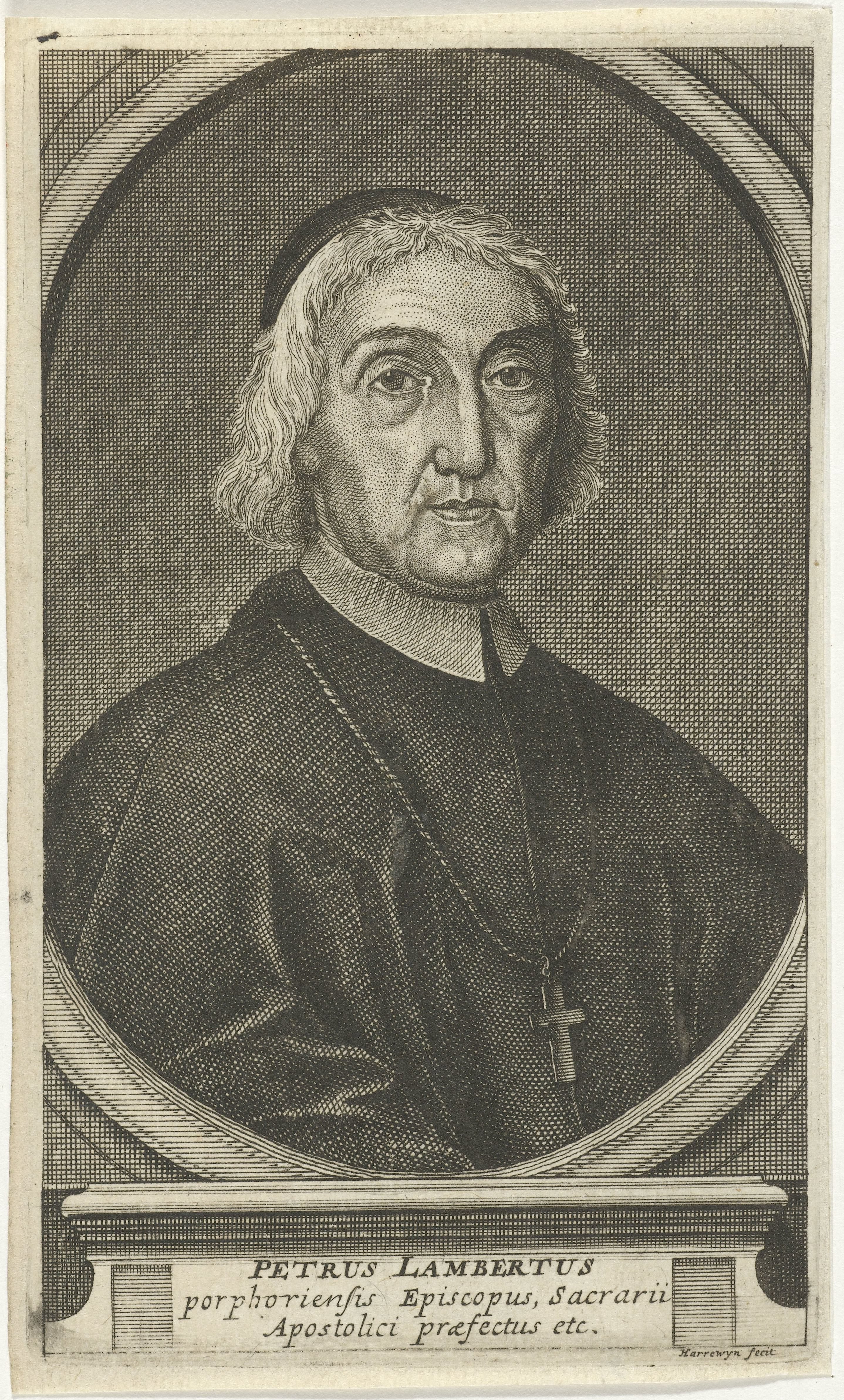 Portret van Petrus Lambertus