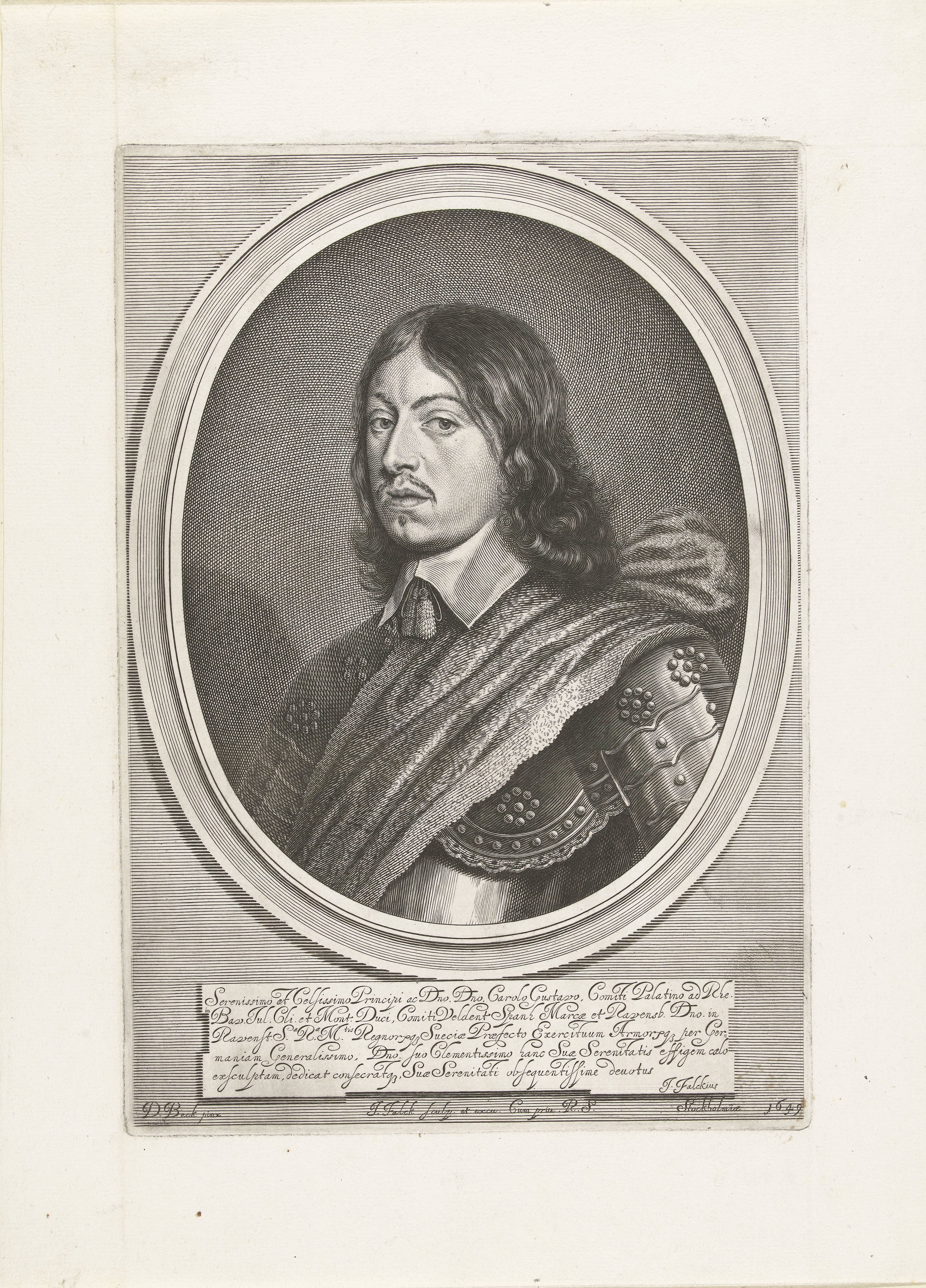 Portret van Karel X Gustaaf van de Palts-Zweibrücken