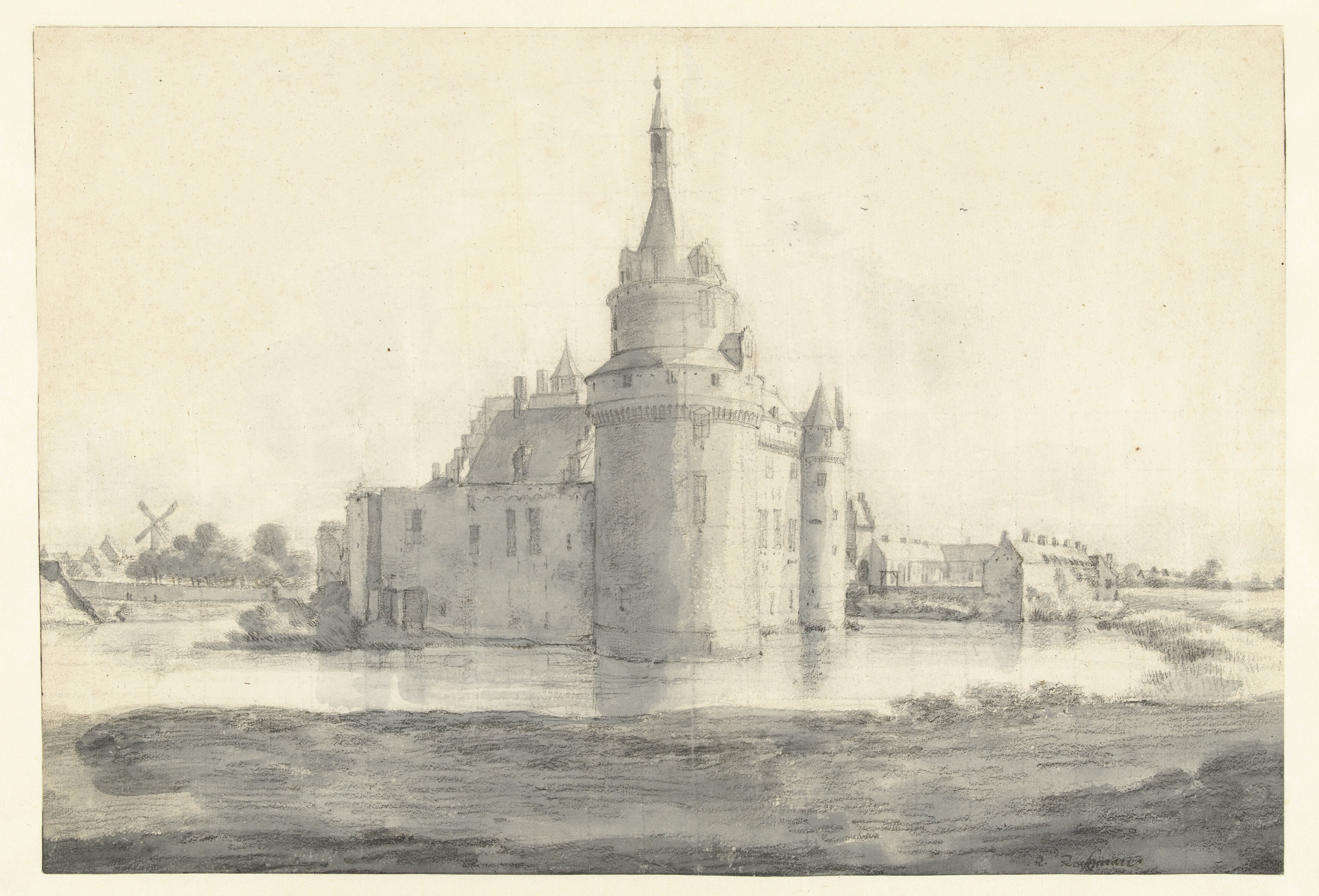 View of Duurstede Castle from the North-west