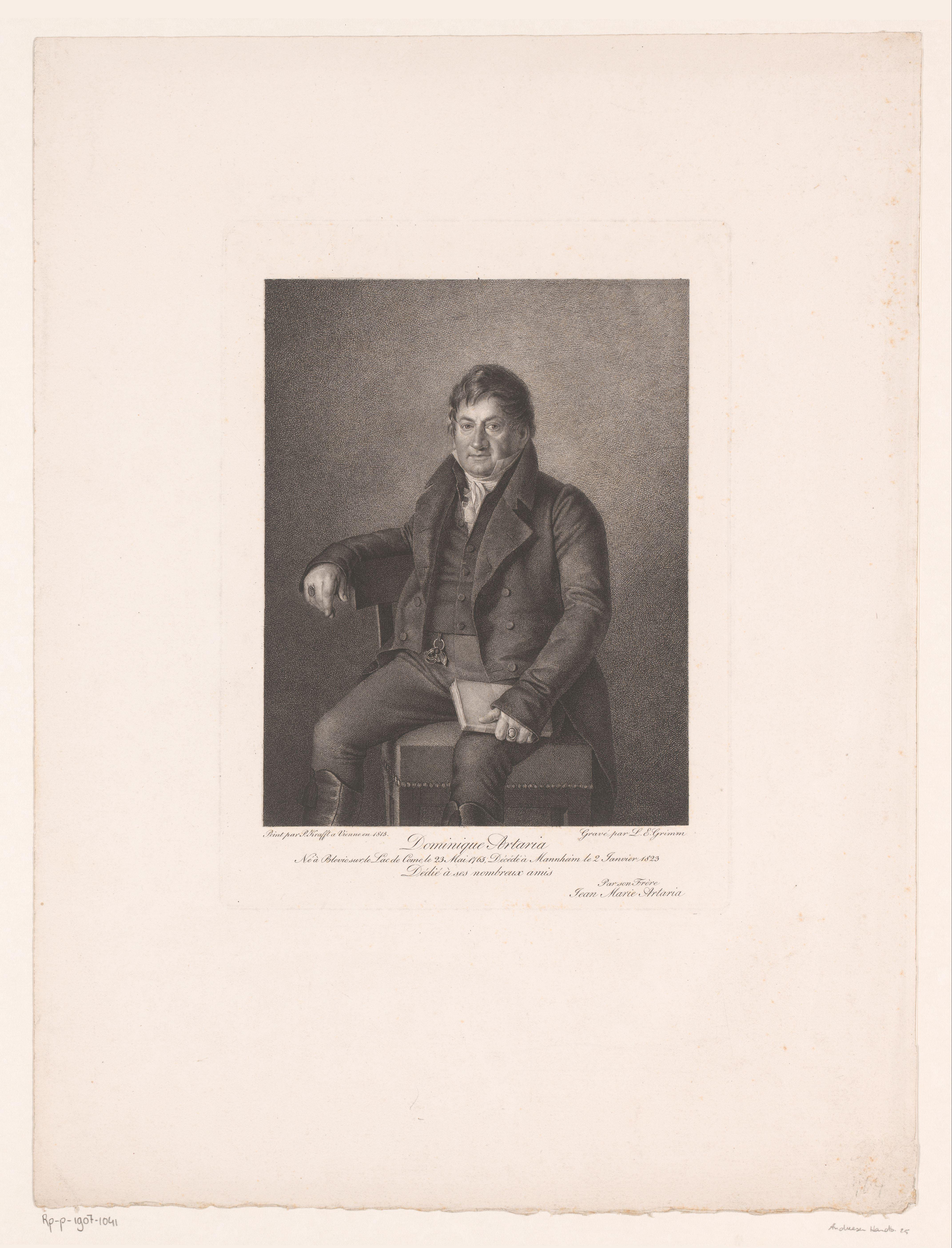 Portret van Domenico Artaria