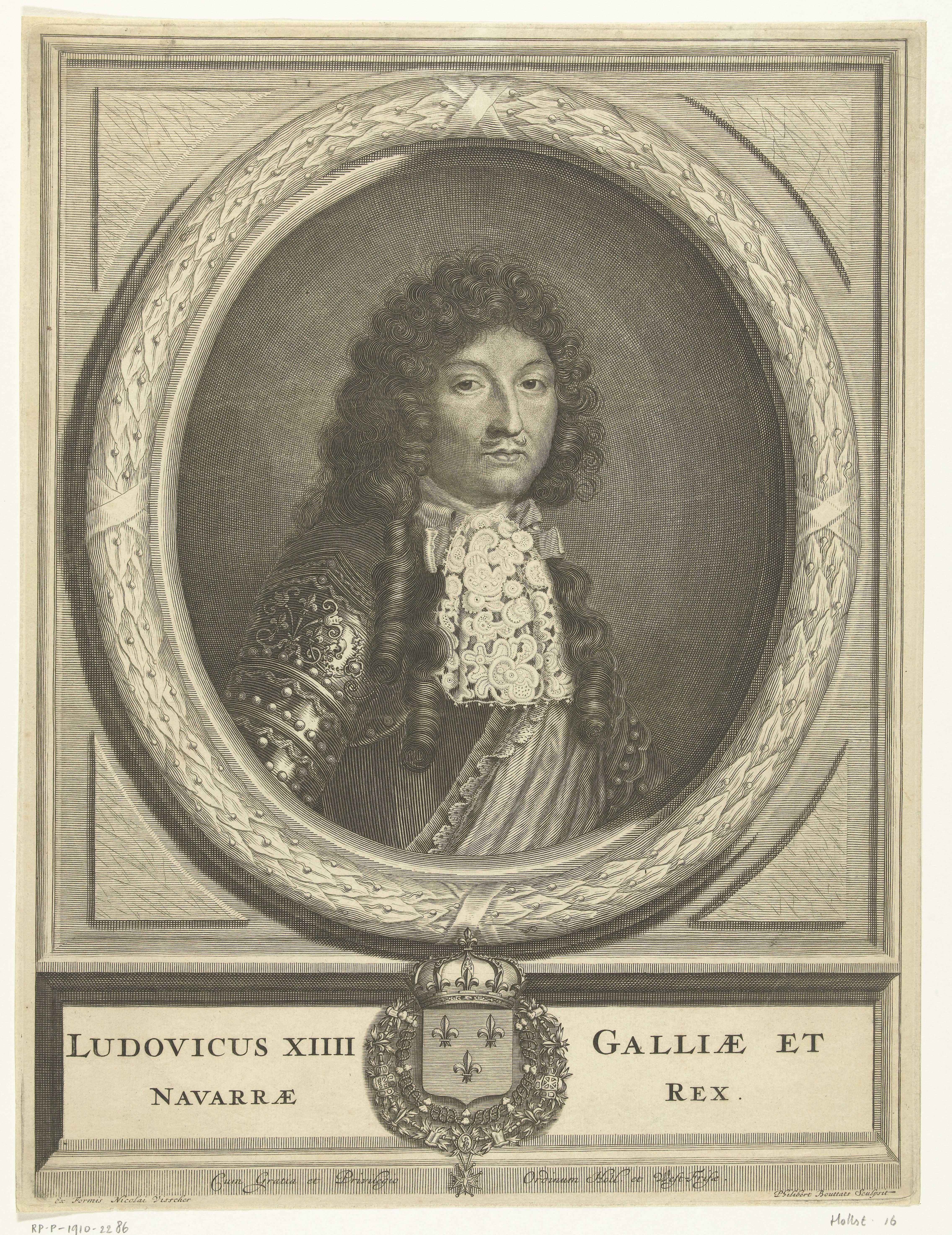Portret van Lodewijk XIV, koning van Frankrijk