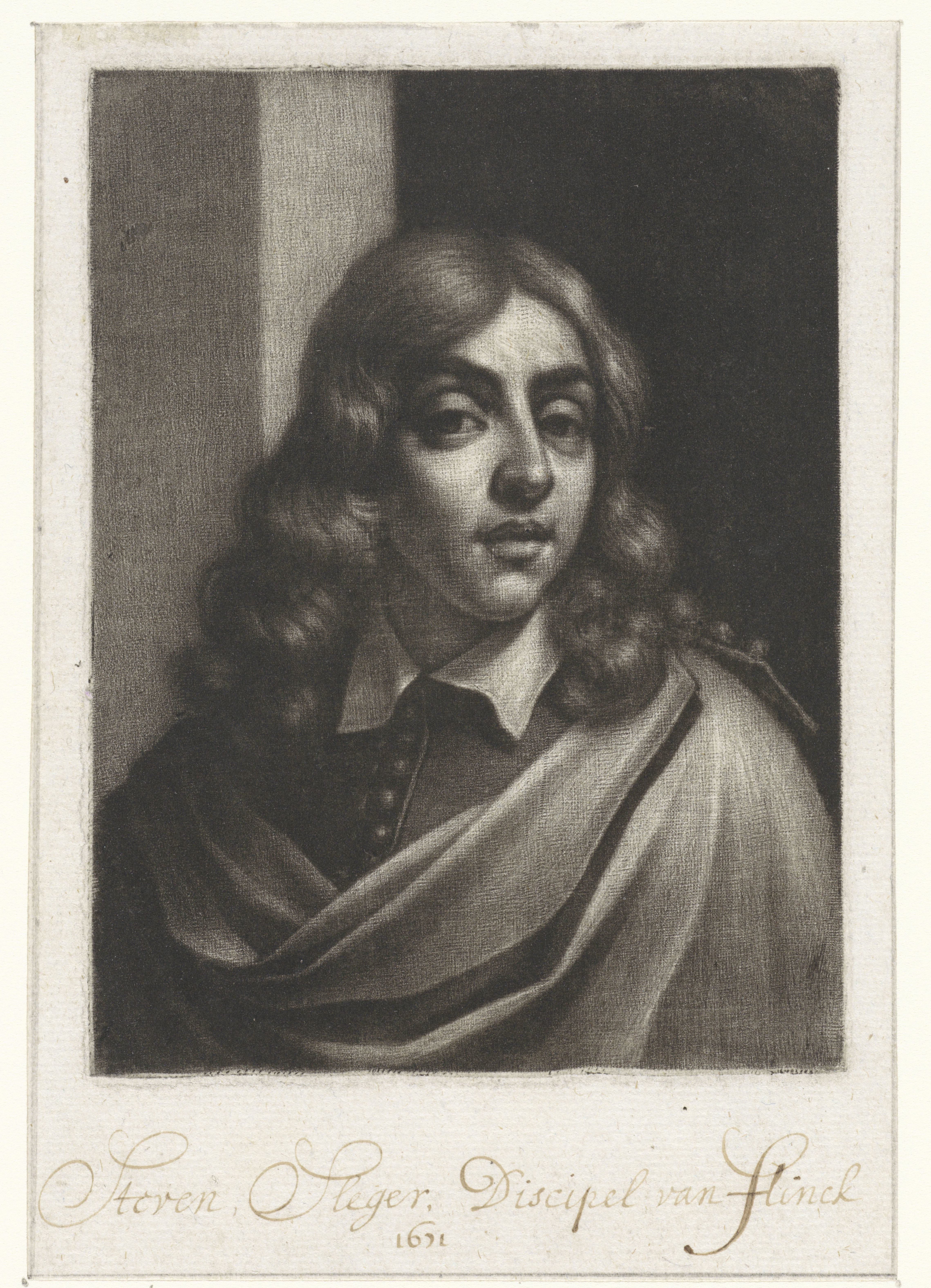 Portret van een jongeman, mogelijk Steven Sleger