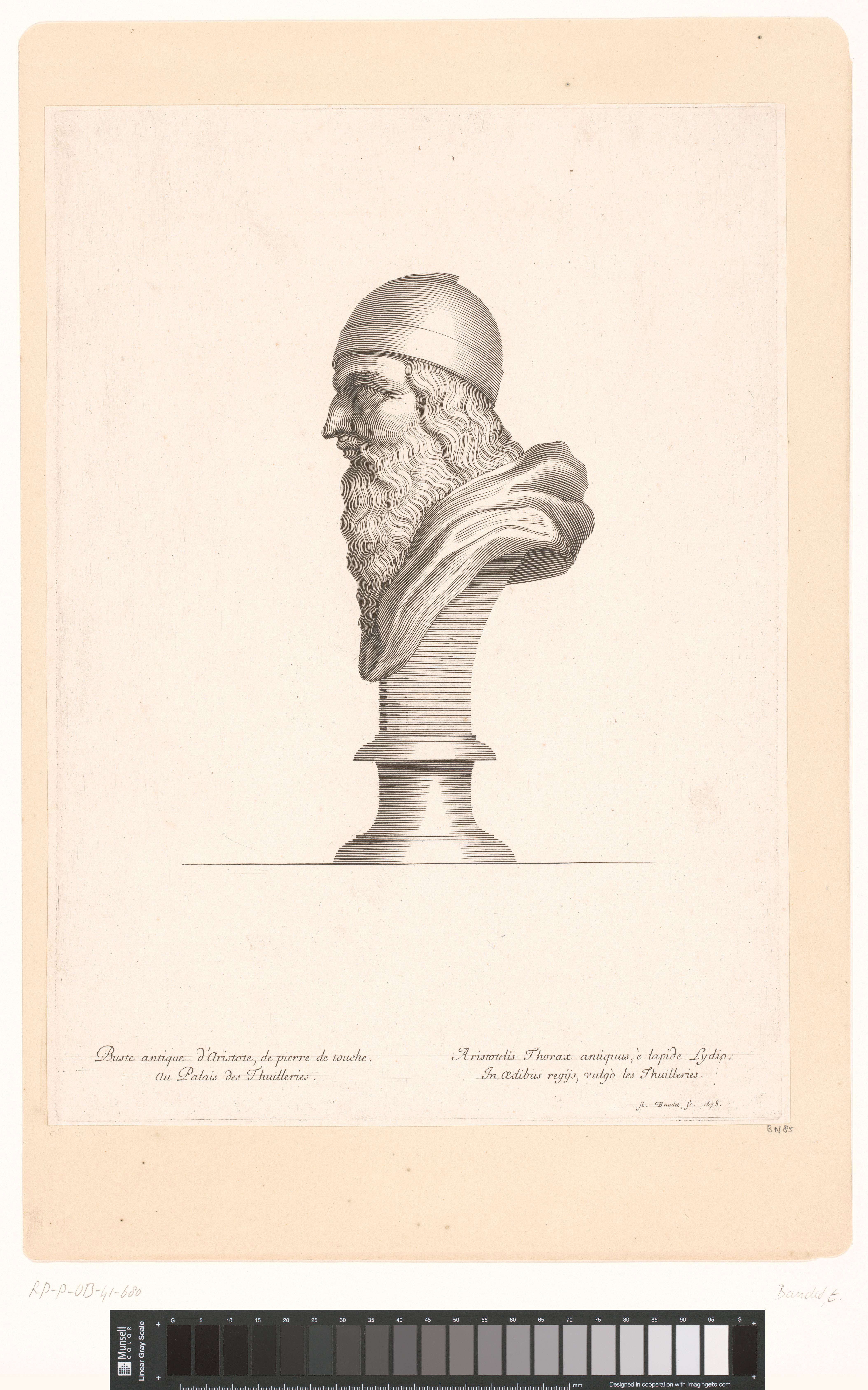 Antieke buste van Aristoteles