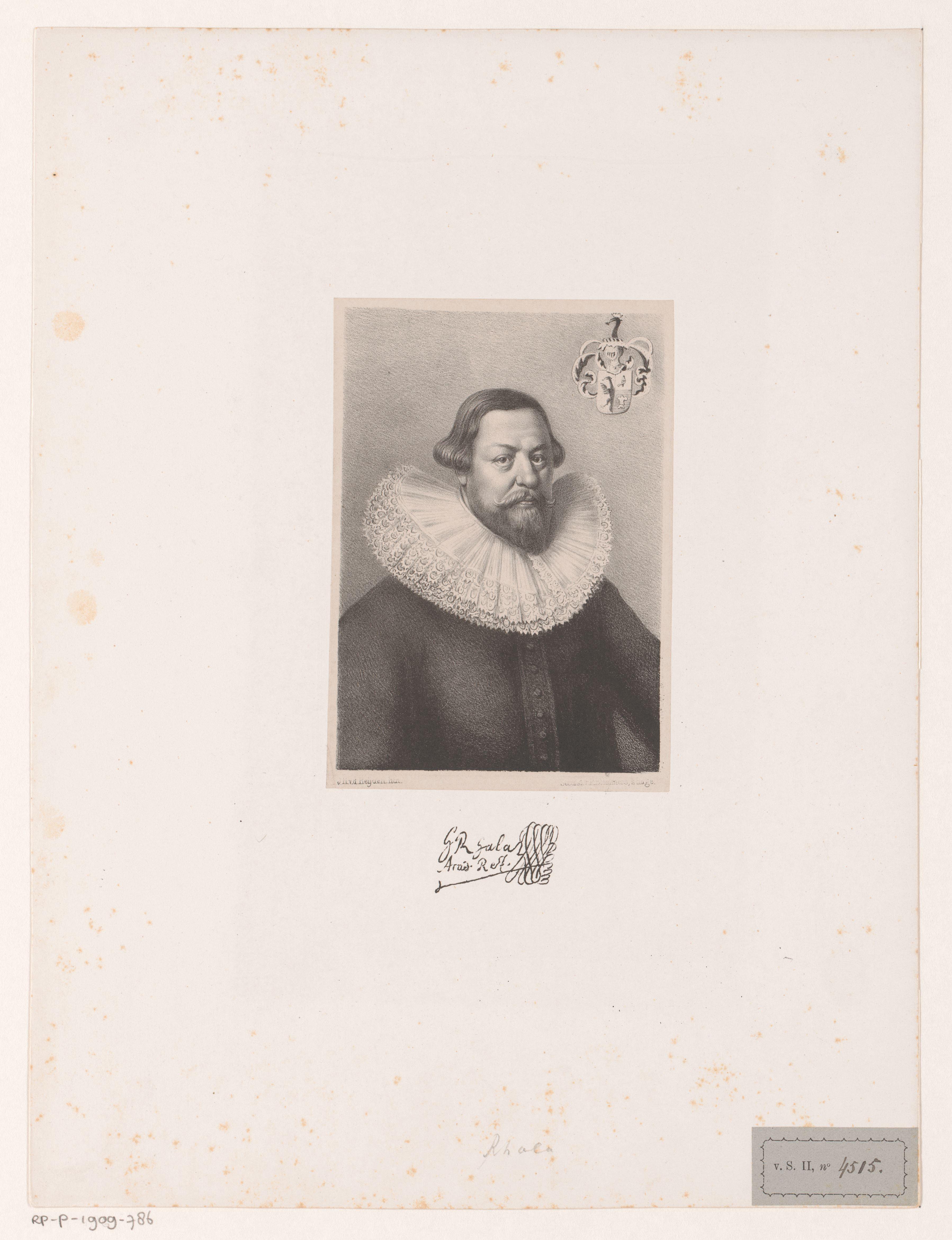 Portret van Hendrik Rhala