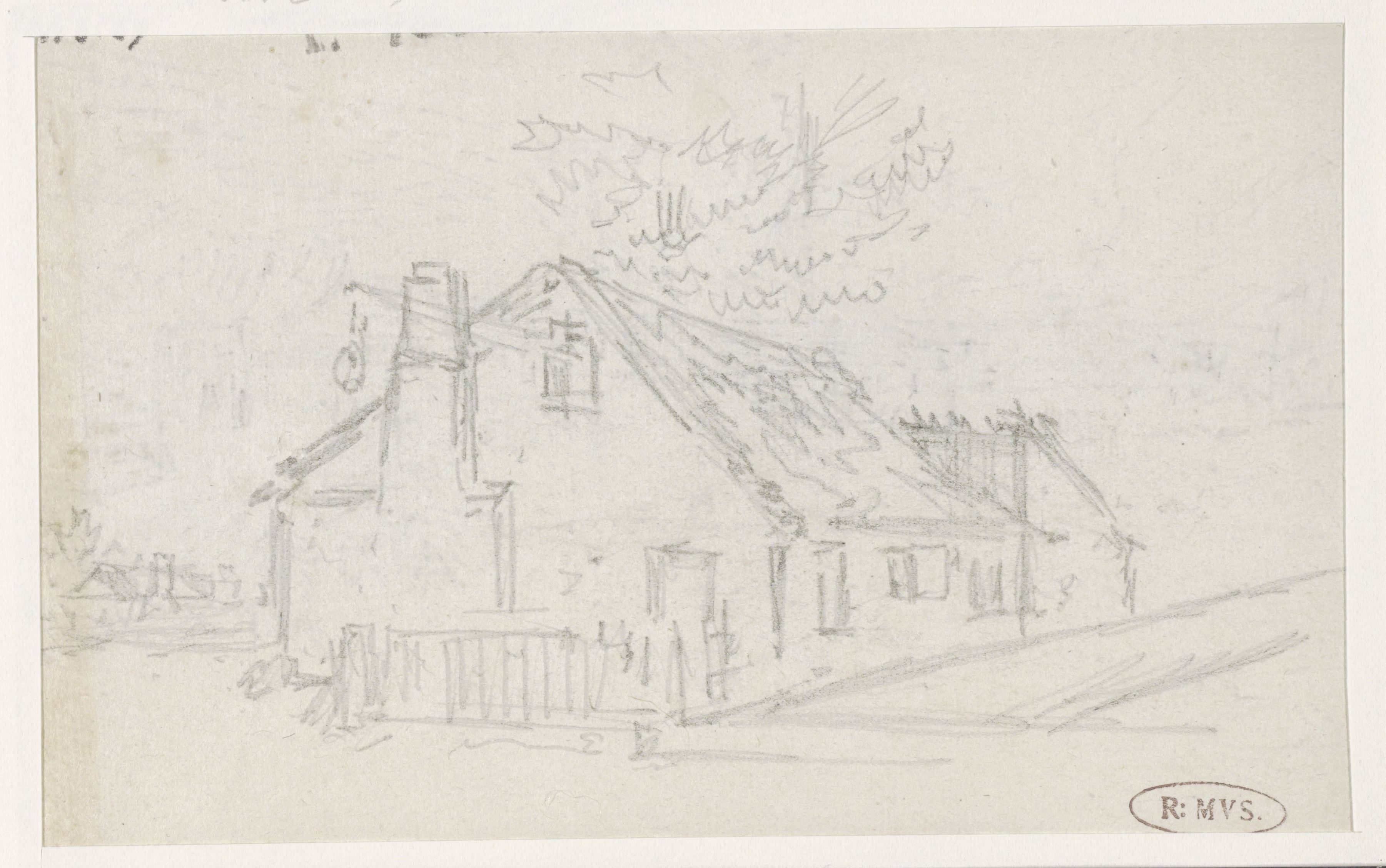 Huis met uithangbord