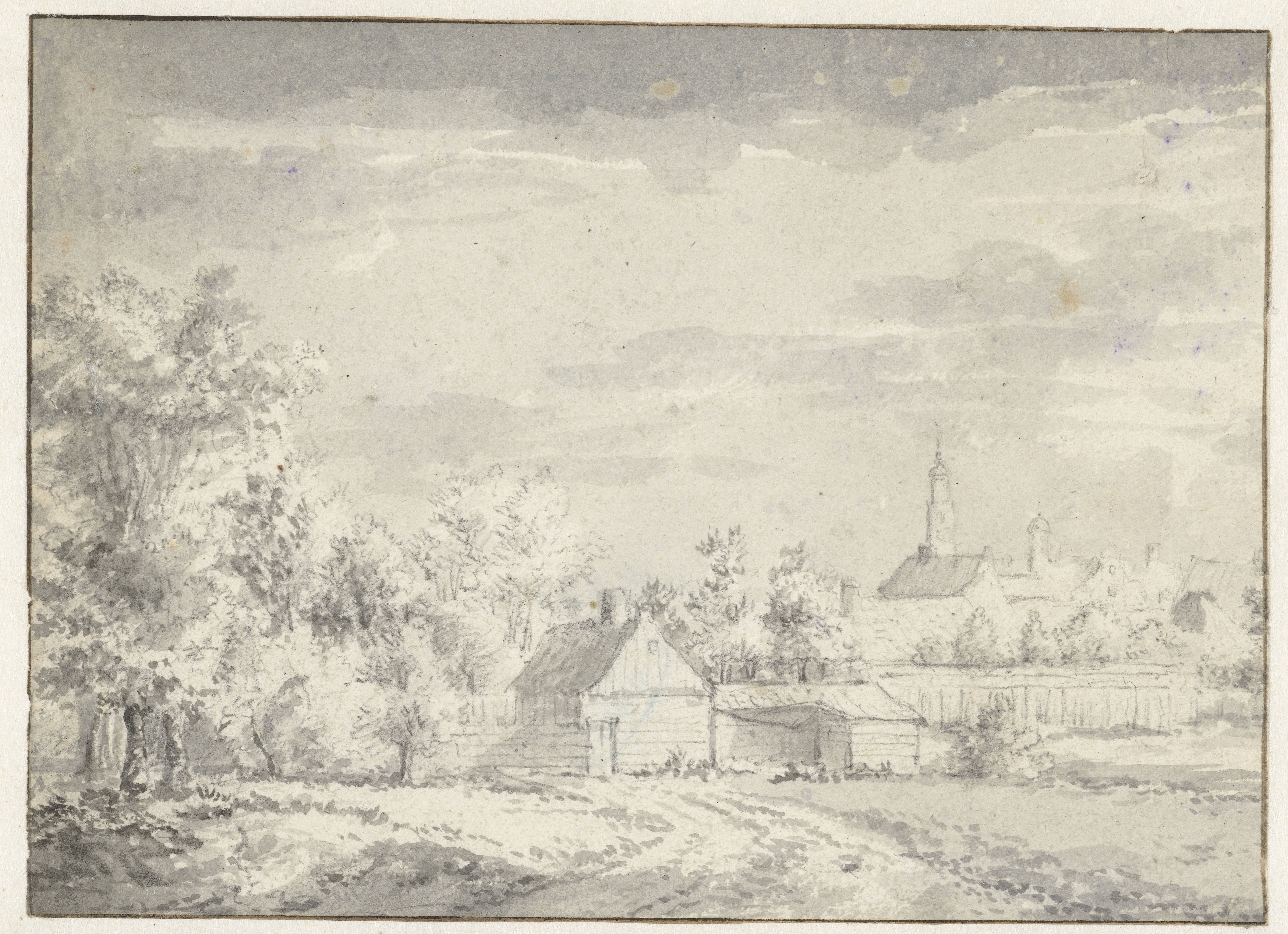 View of Buren (?) in Gelderland