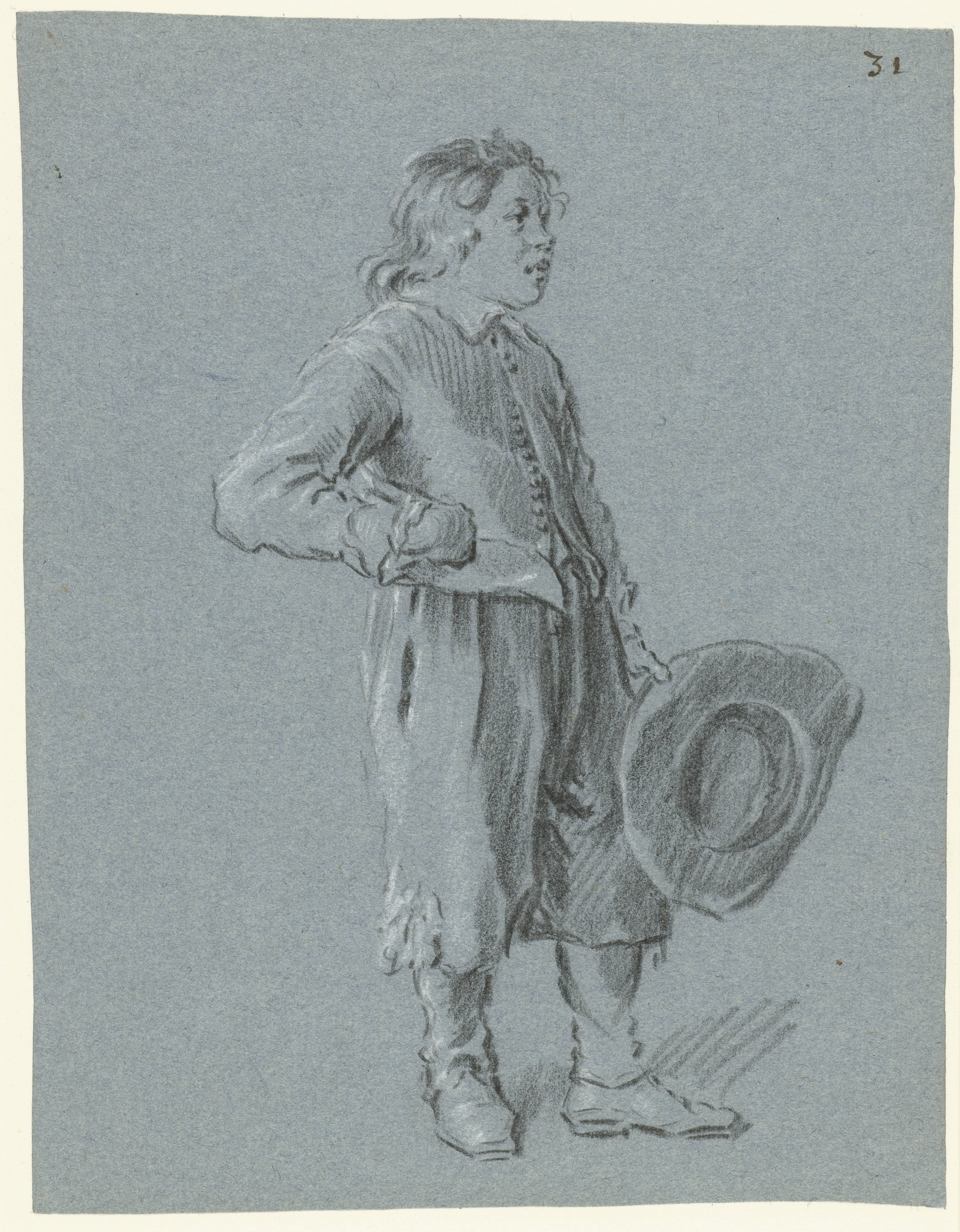 Staand jongetje