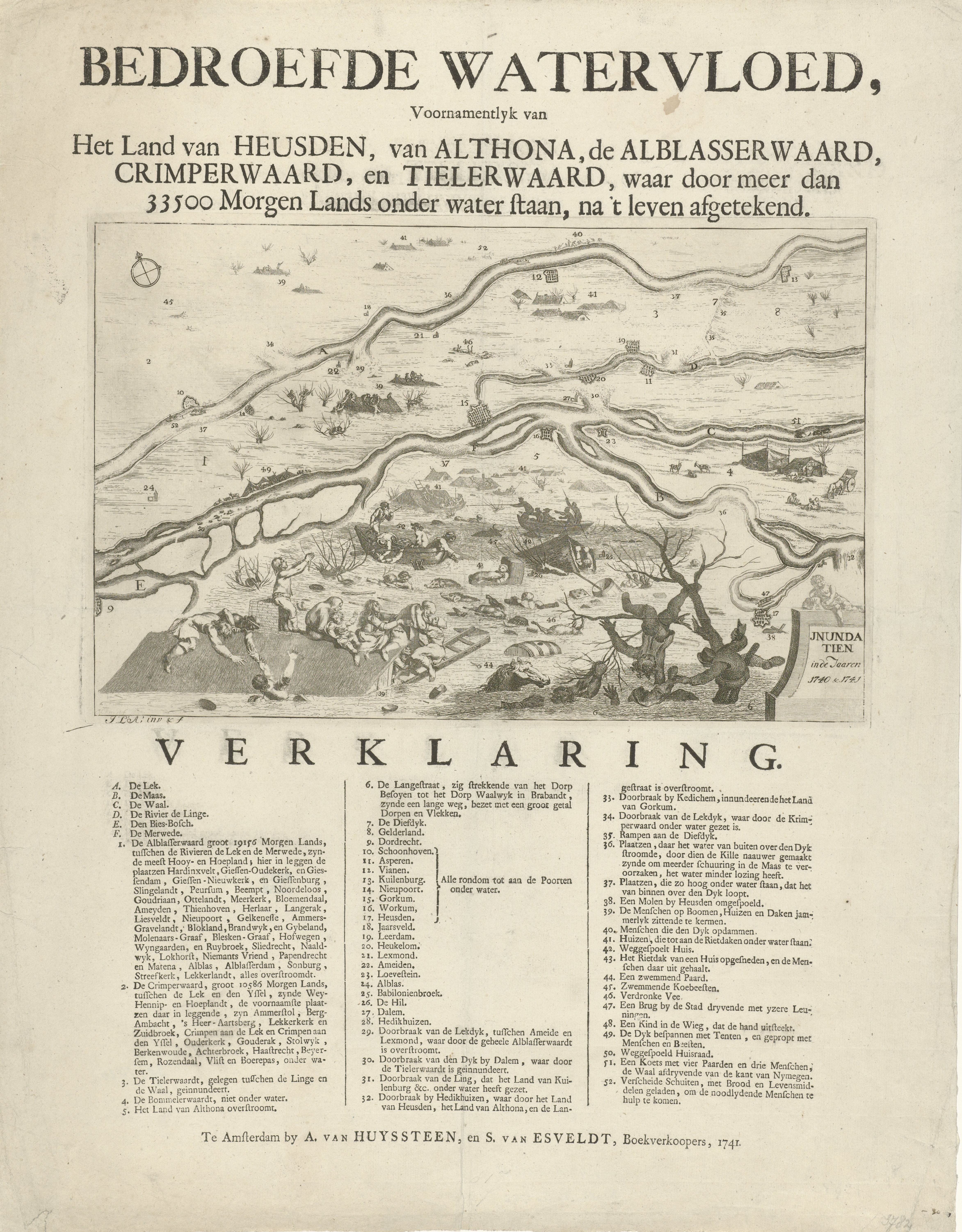Dijkdoorbraak bij Elden, 1740