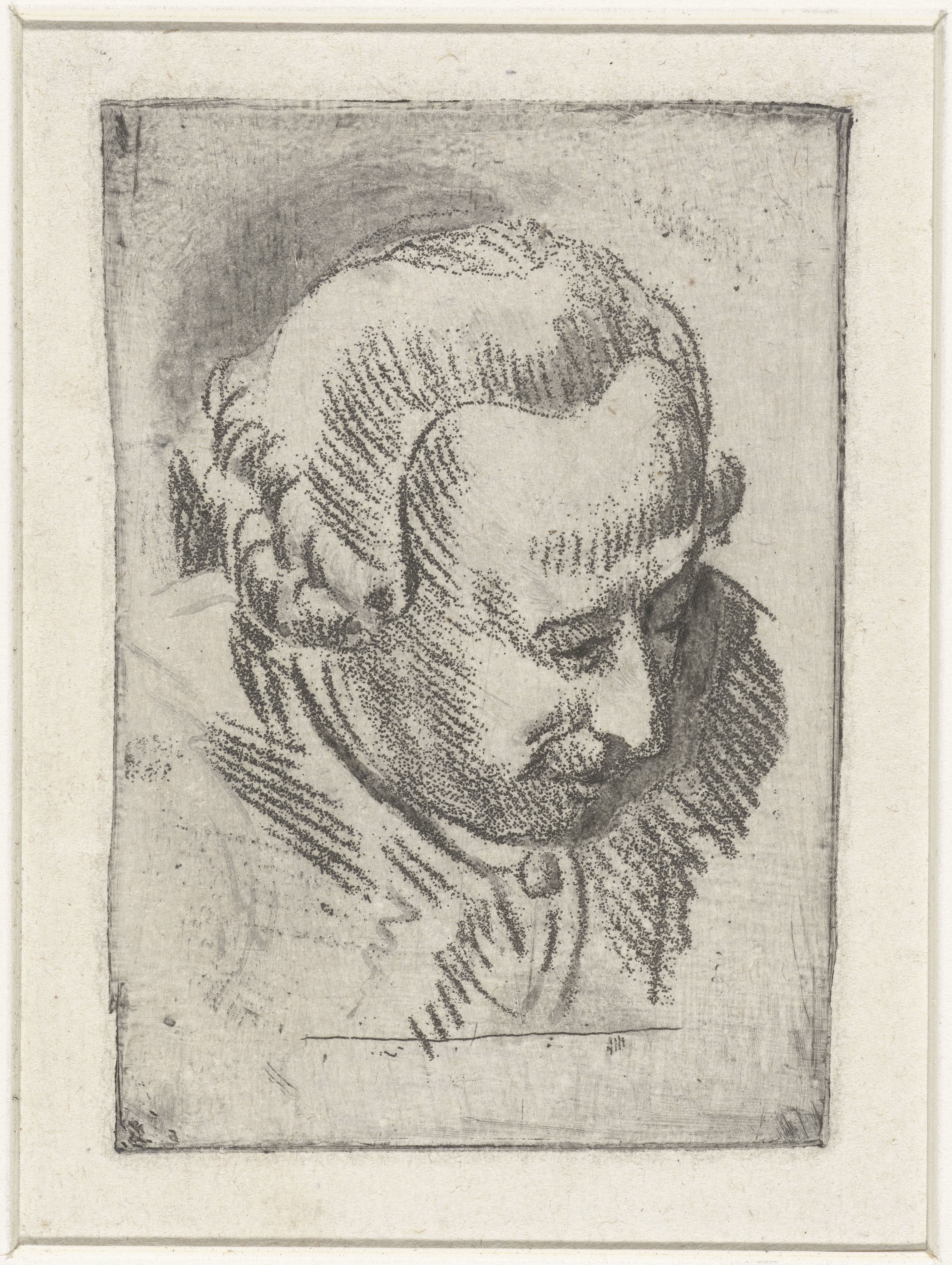 Hoofdstudie van Jean Baptiste Coclers