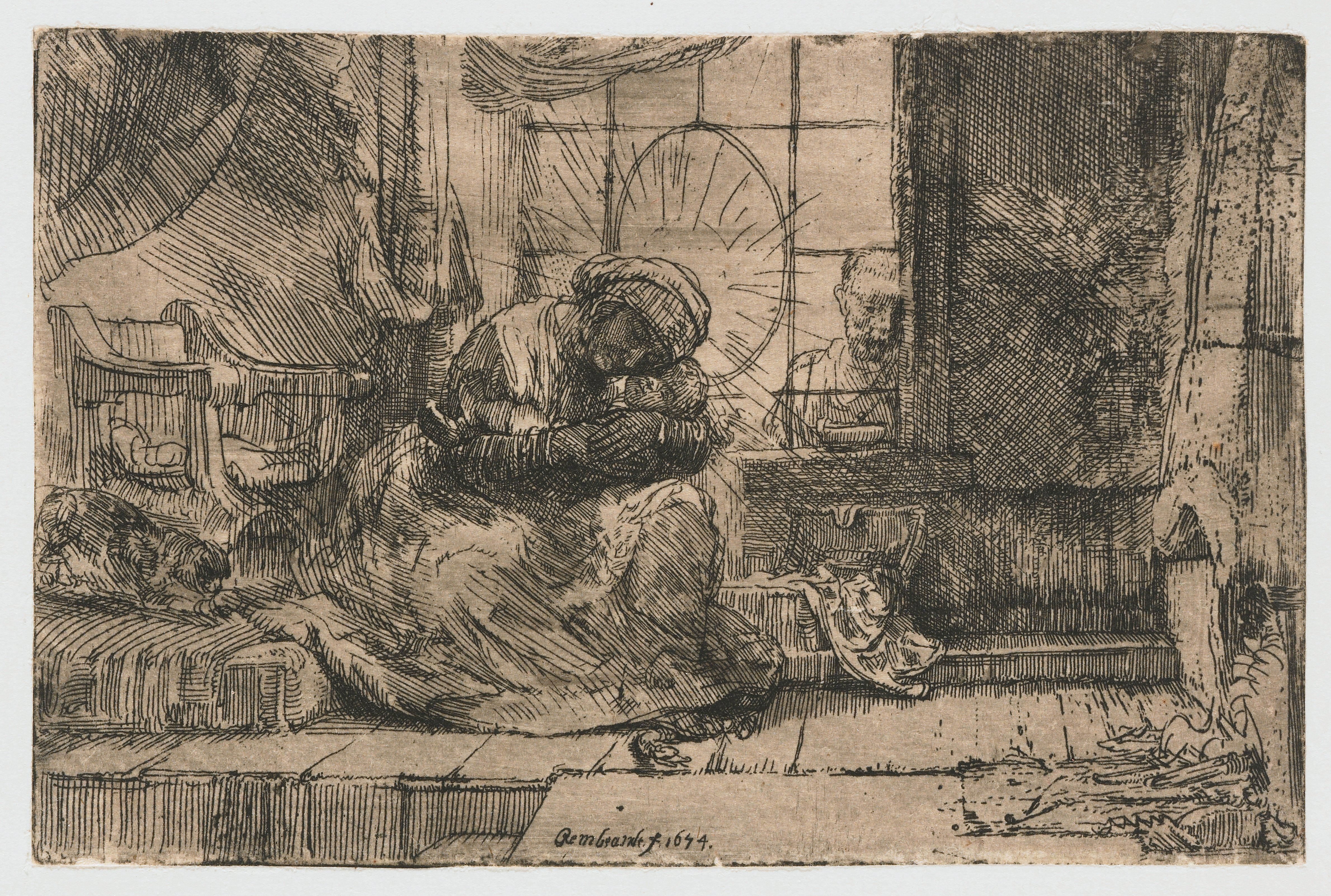 The Virgin and Child with the cat and the snake