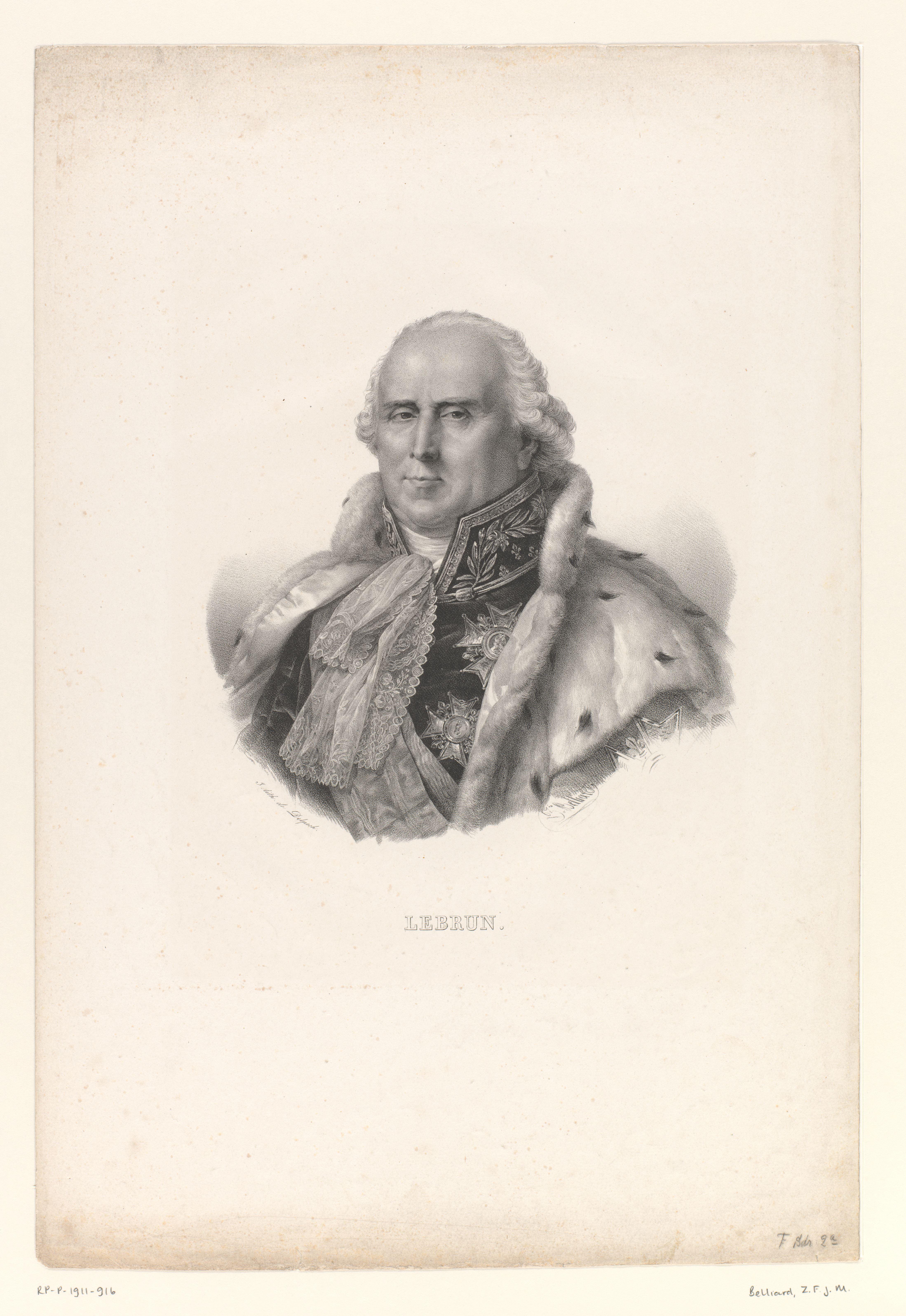 Portret van de staatsman Charles-François Lebrun