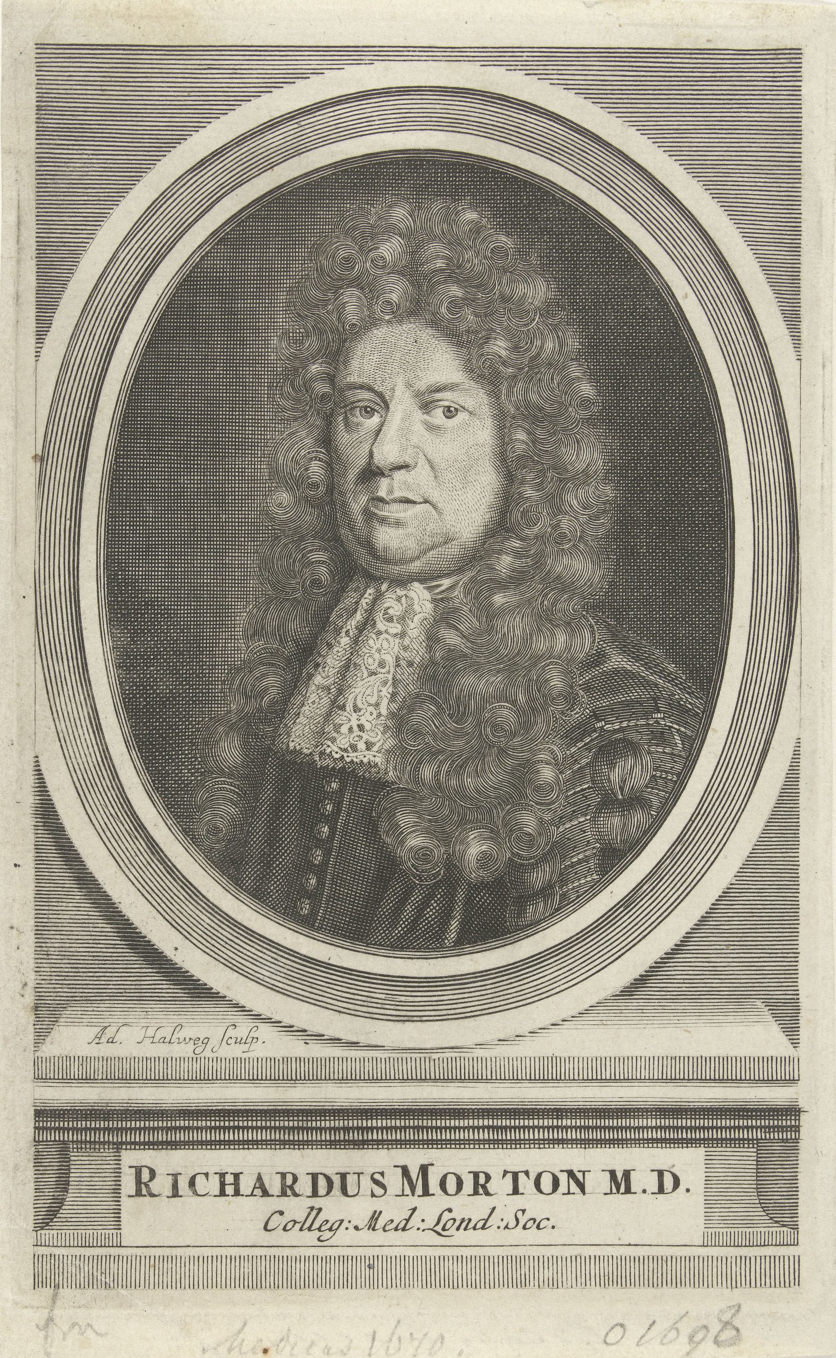 Portret van Richard Morton