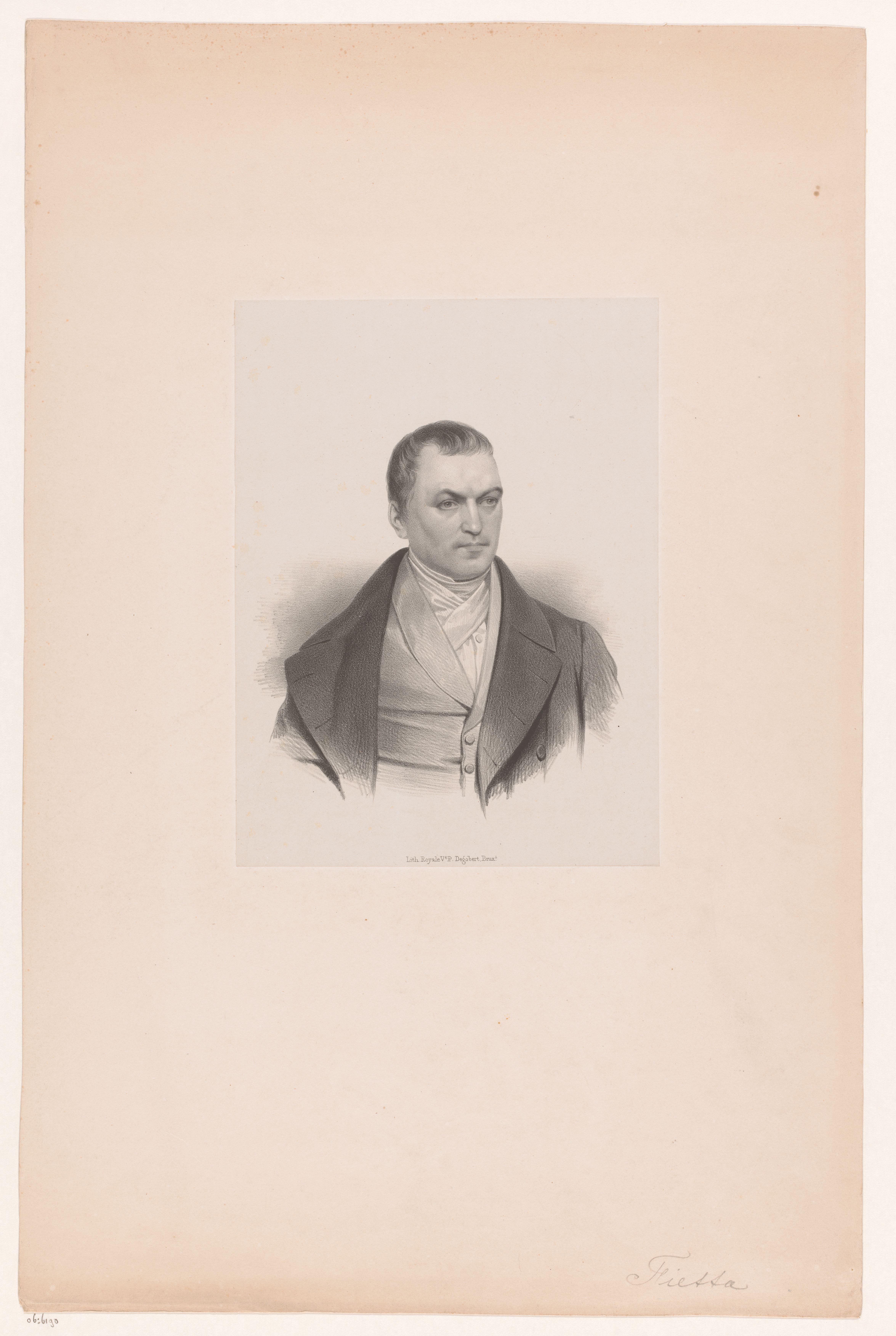 Portret van een onbekende man