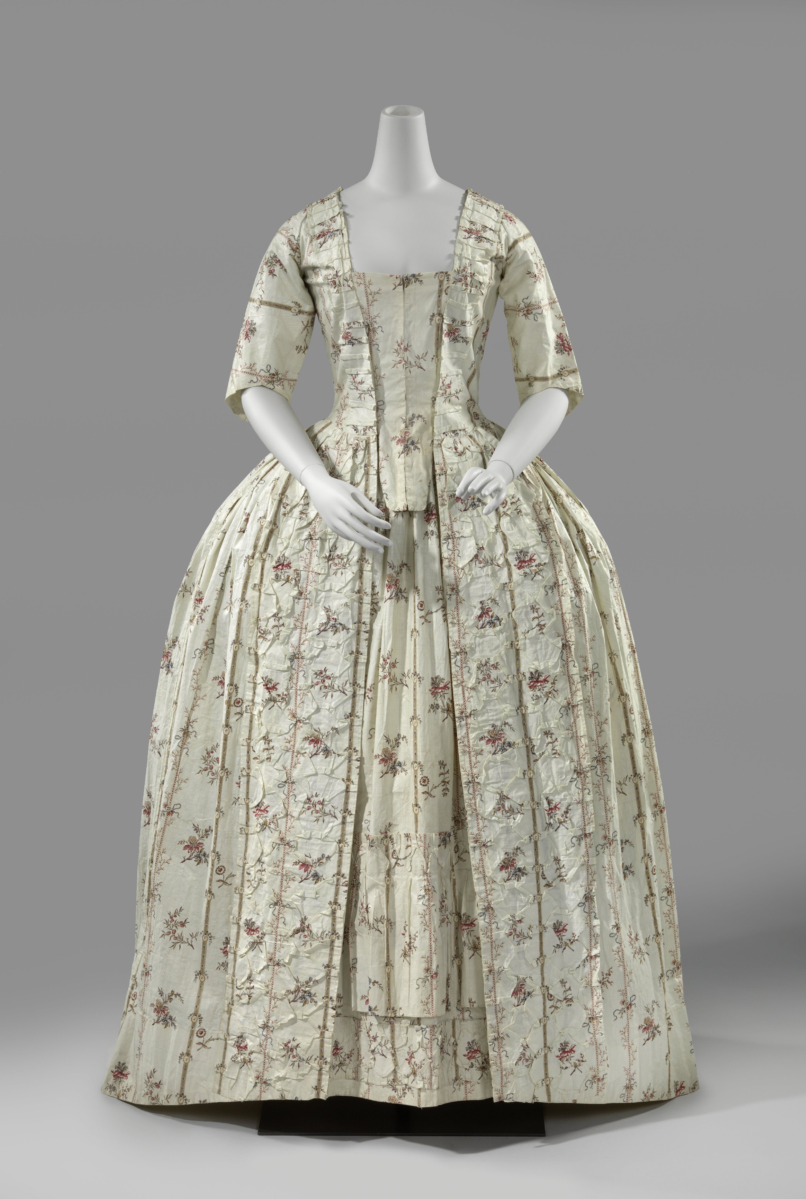 Dress Made of Printed Fabric
