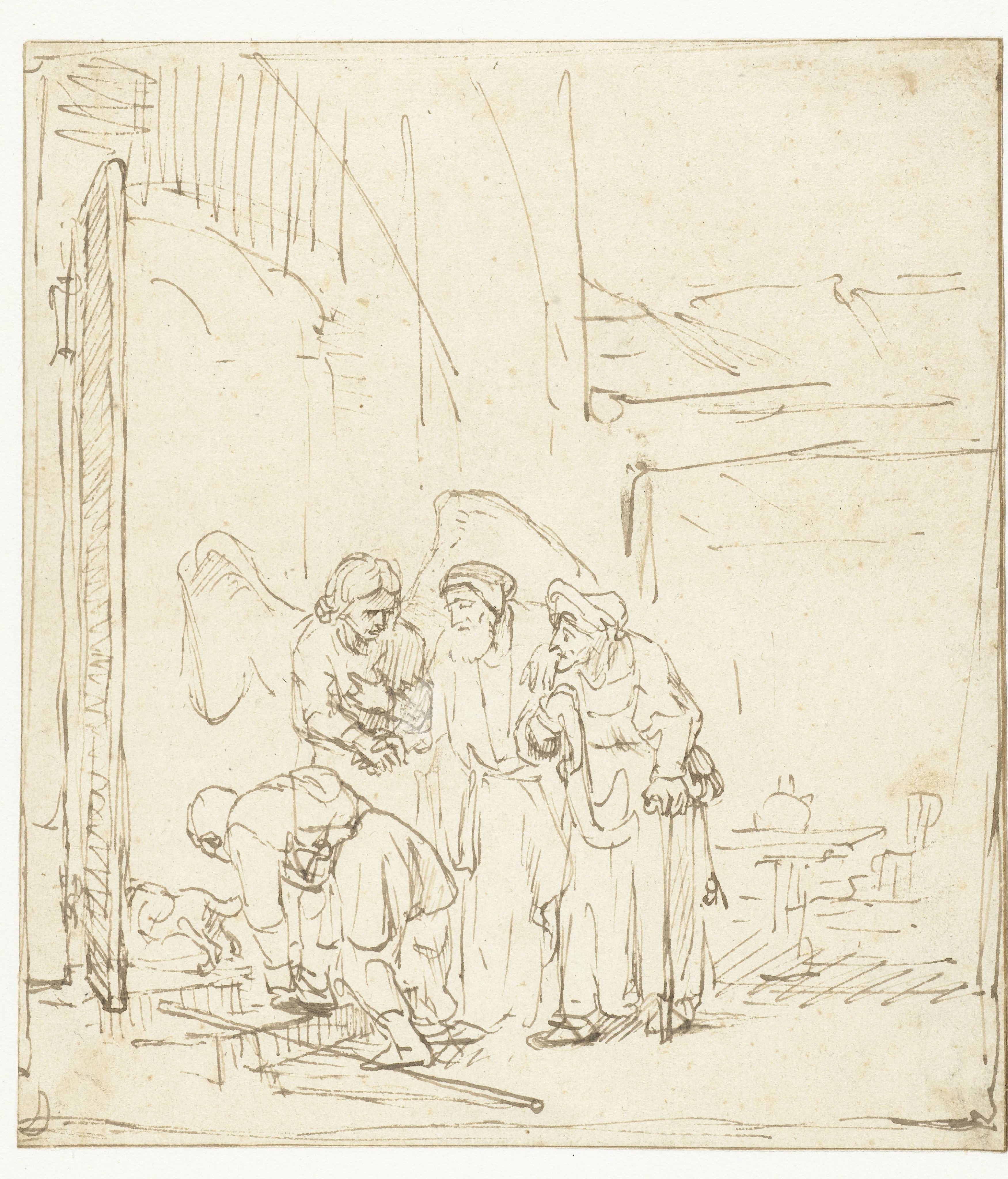 Departure of Tobias and the Angel