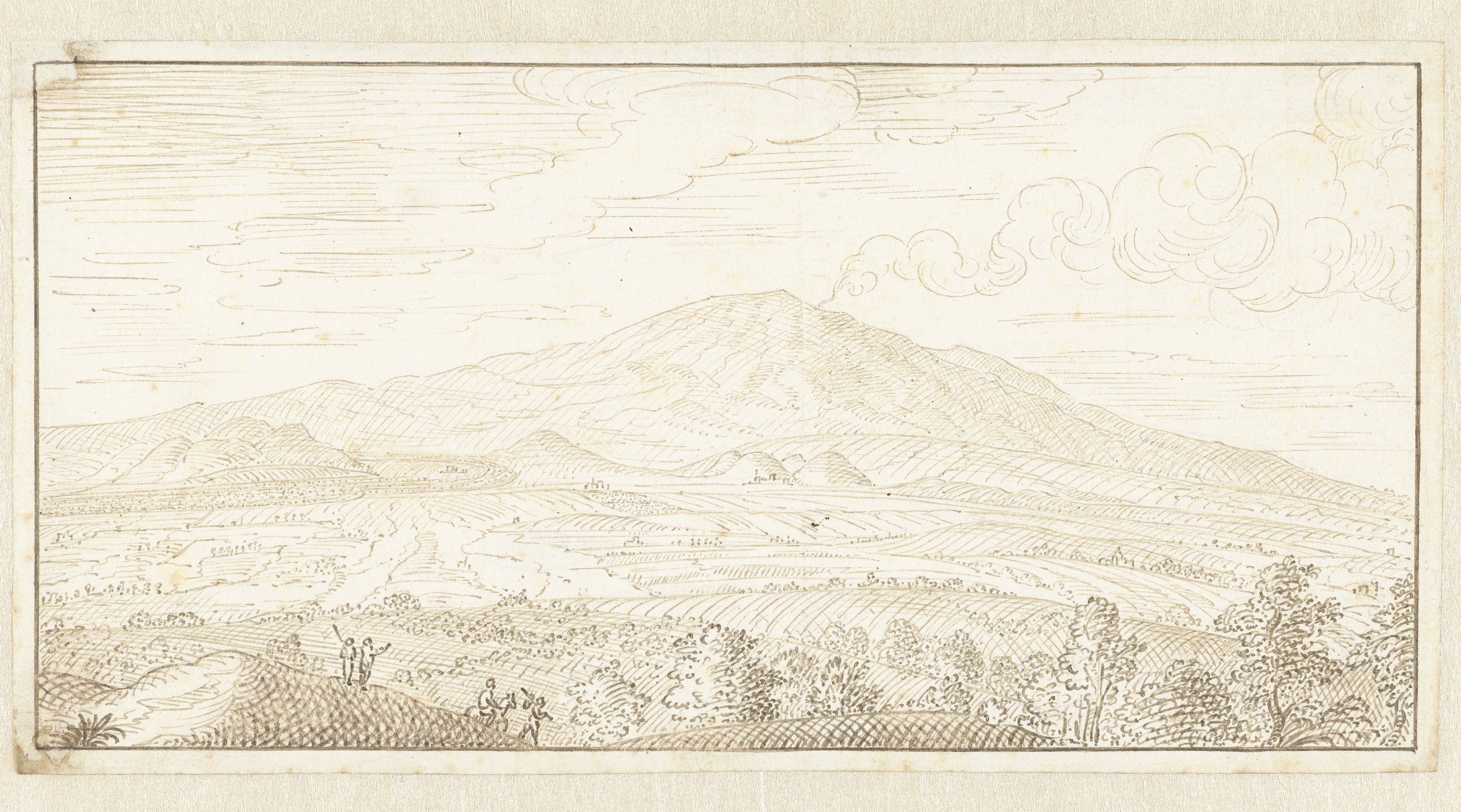 Gezicht op de vulkaan Etna