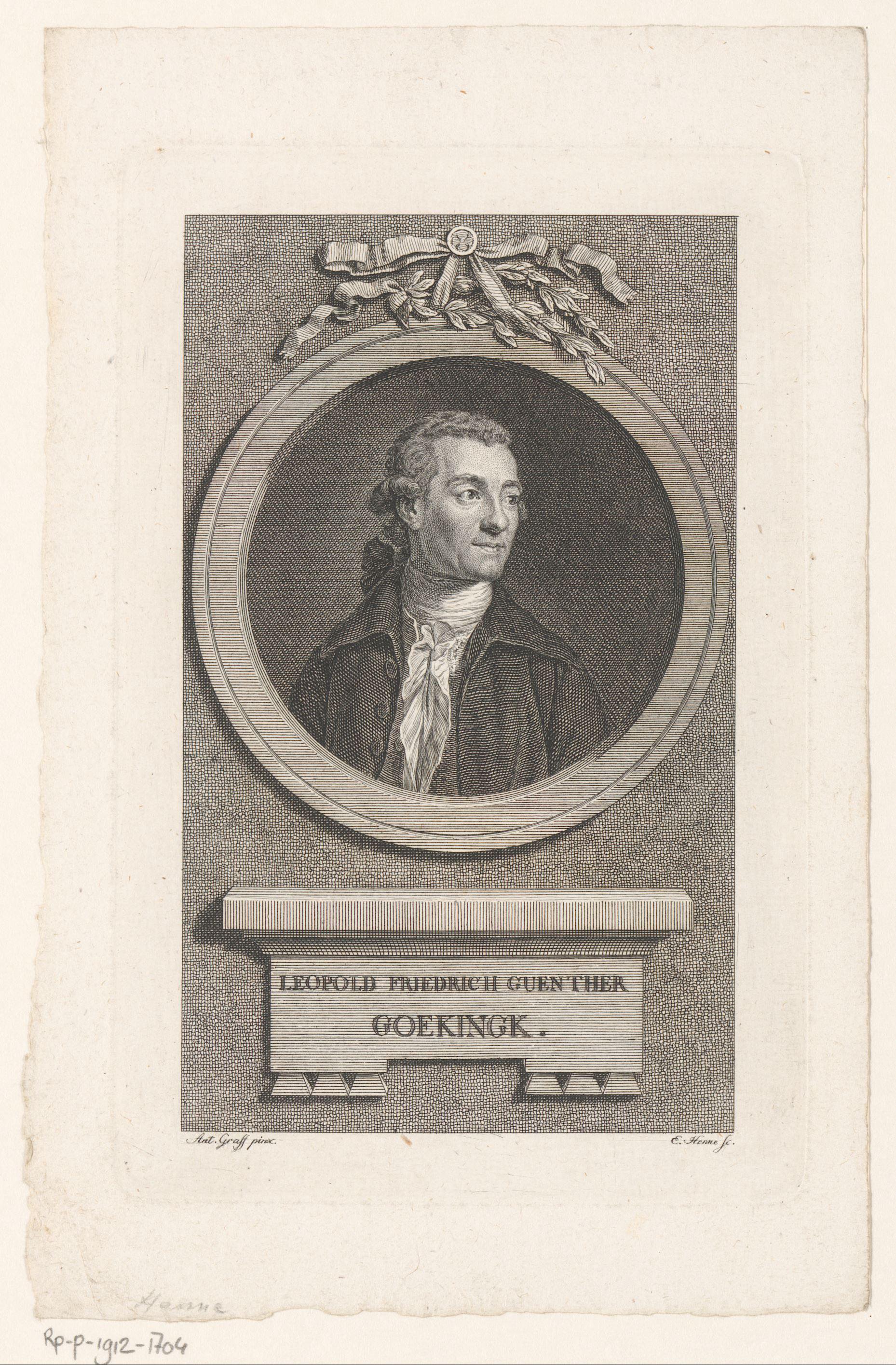 Portret van Leopold Friedrich Günther Goeckingk