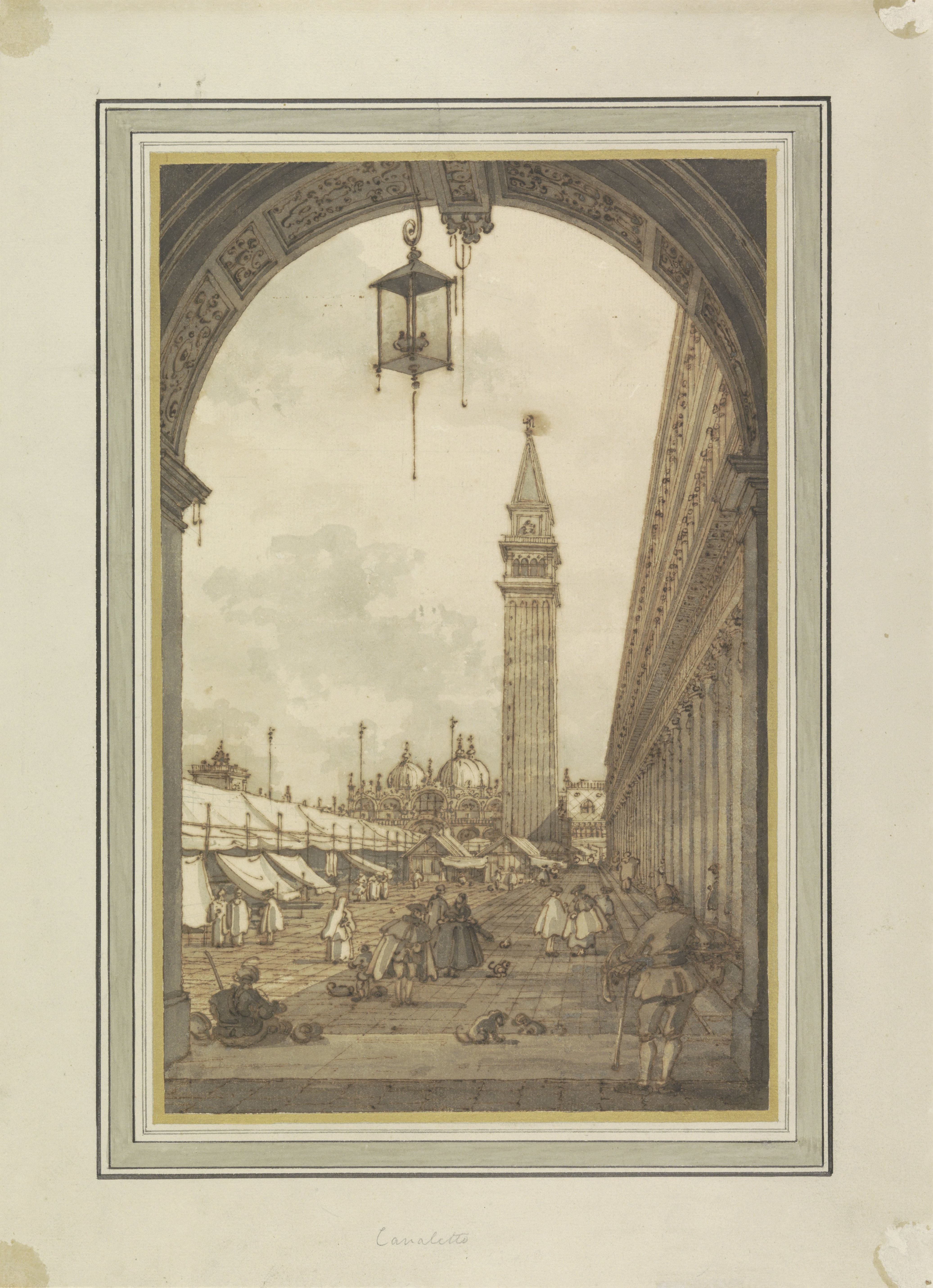 Piazza San Marco, Venetië, gezien vanuit het zuidwesten