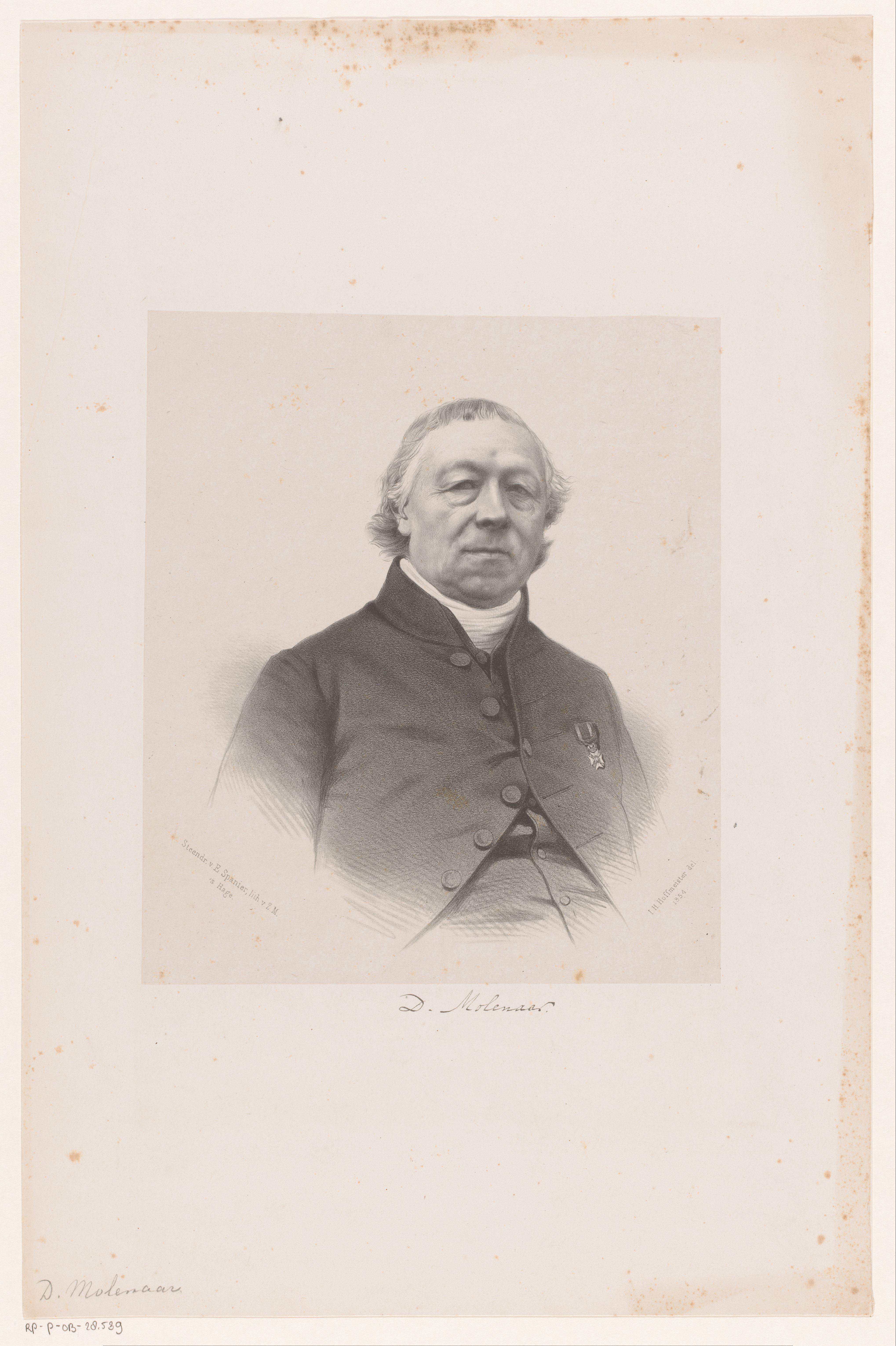 Portret van Dirk Molenaar