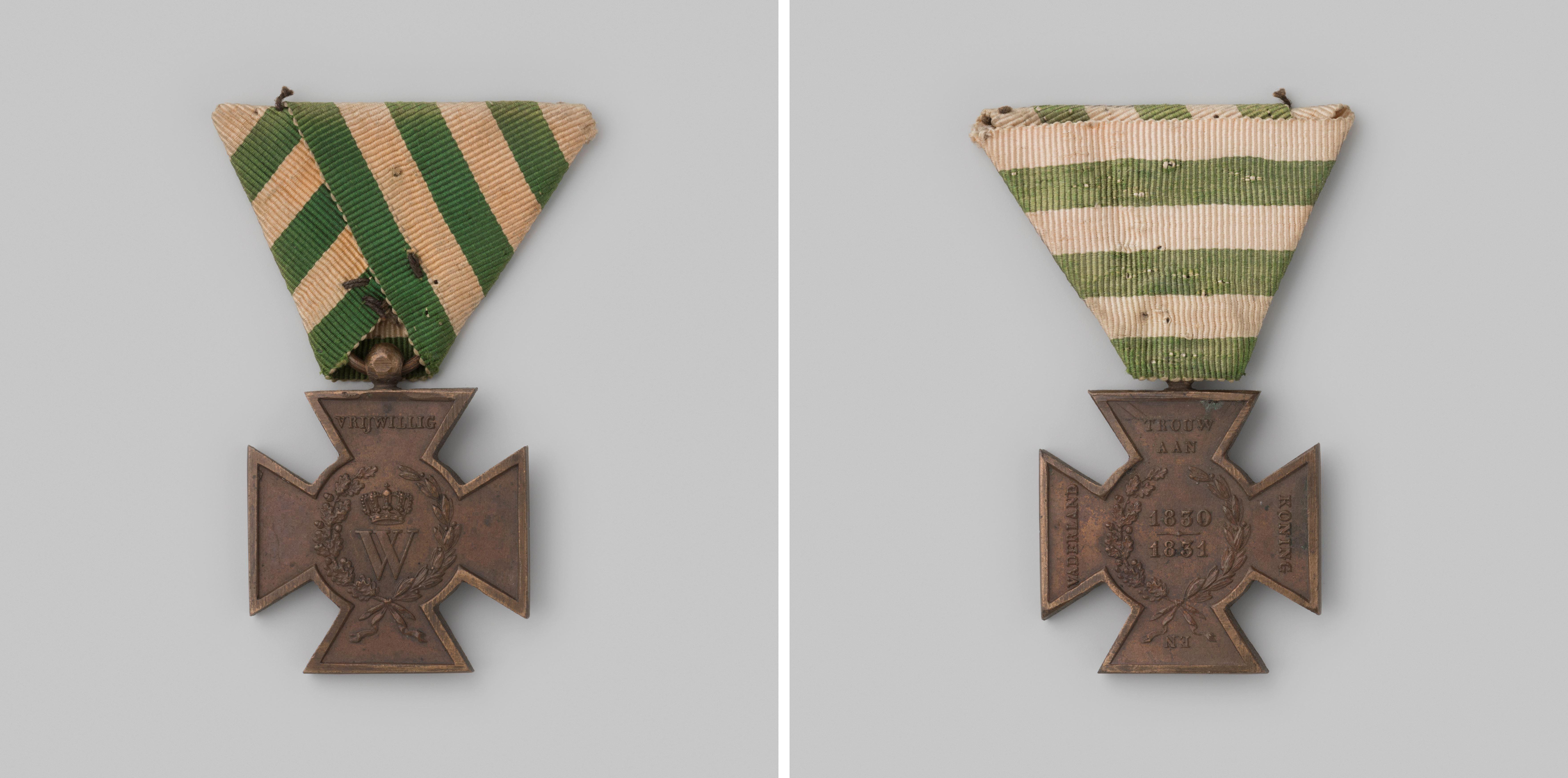 Metalen Kruis Vrijwilligers 1830-1831