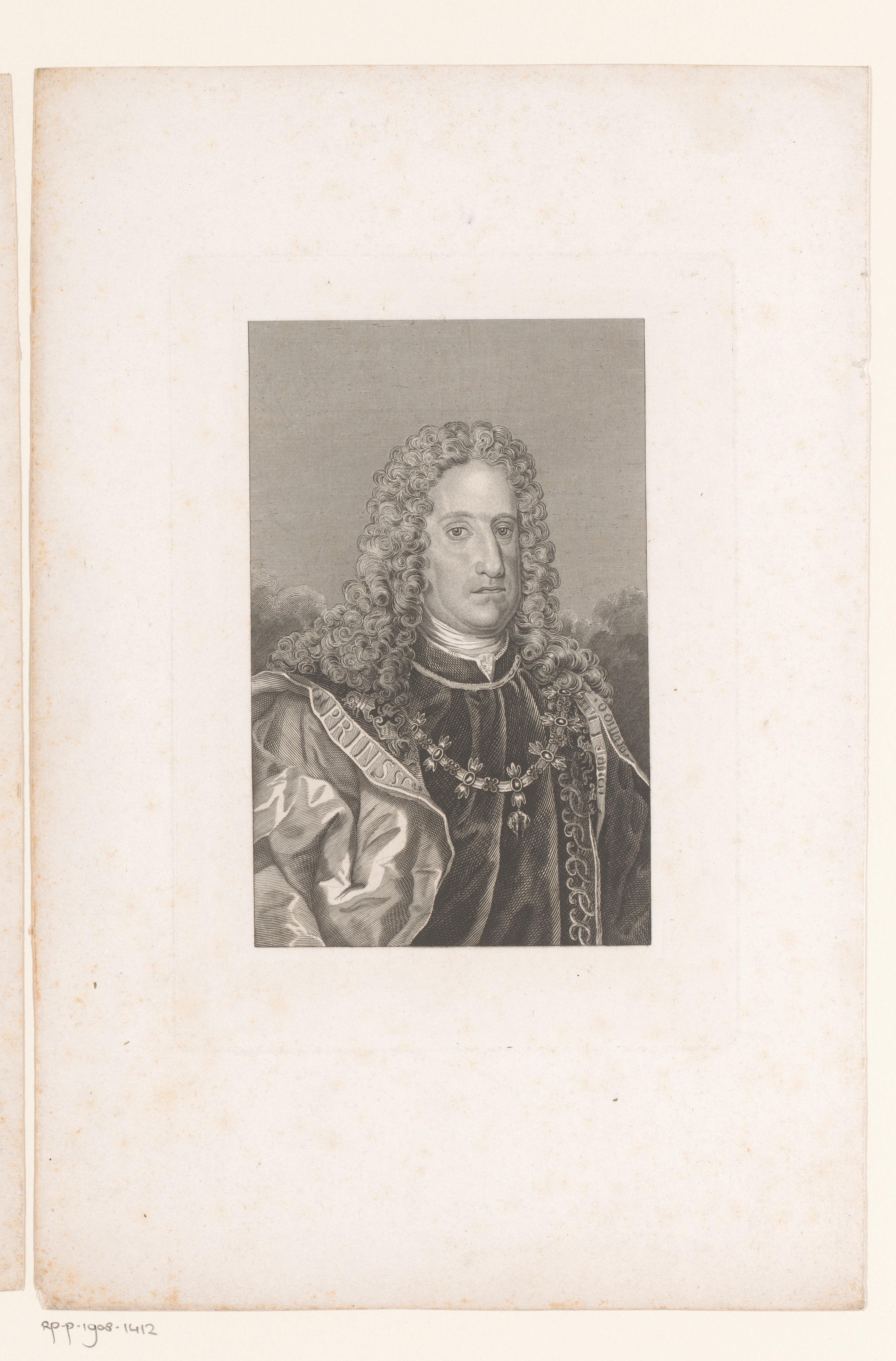 Portret van keizer Karel VI