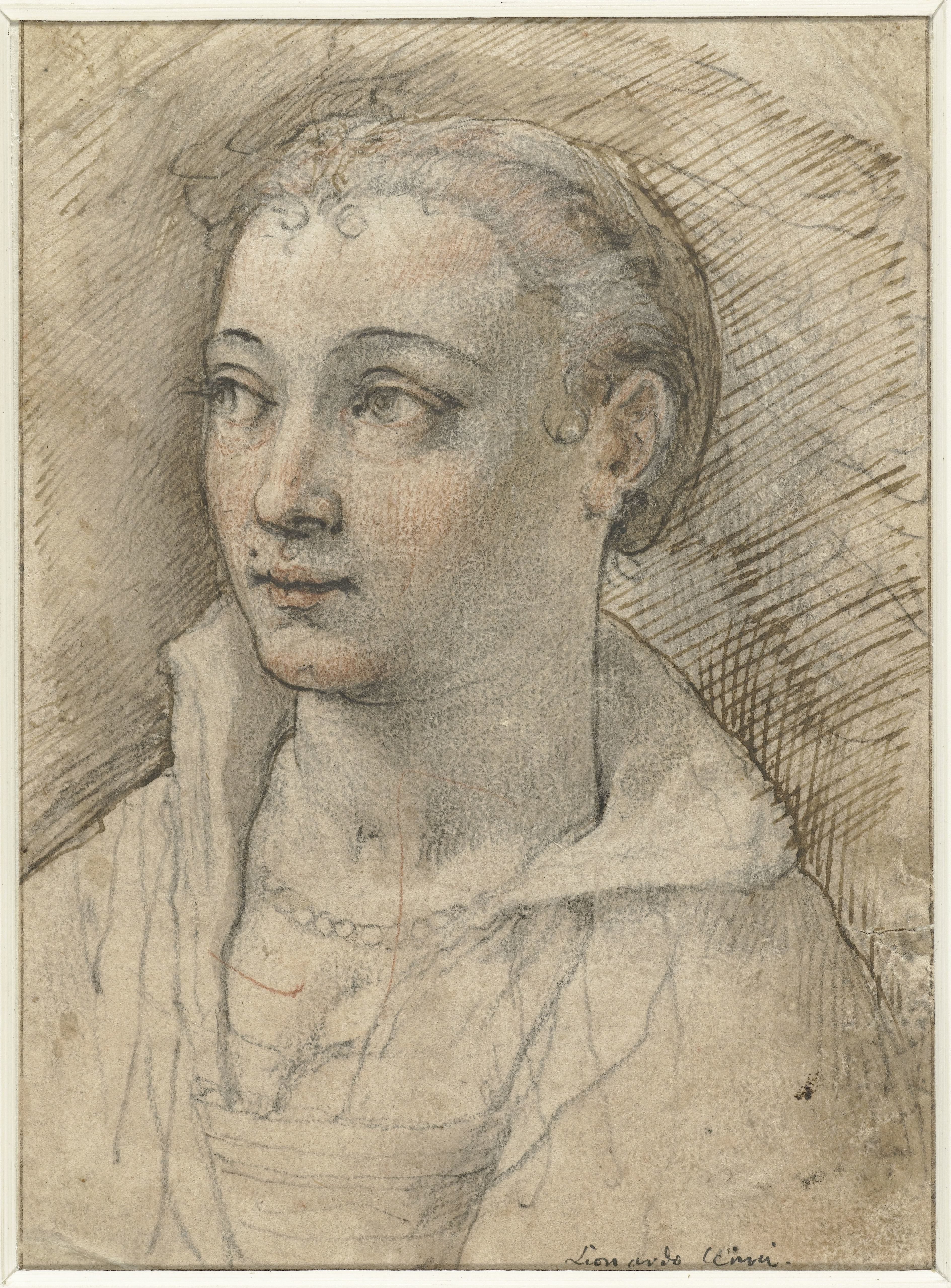 Portret van onbekende vrouw