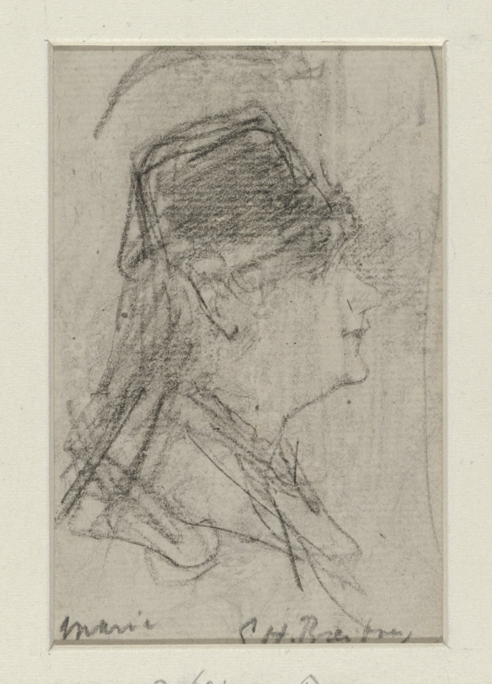 Portret van Marie Breitner