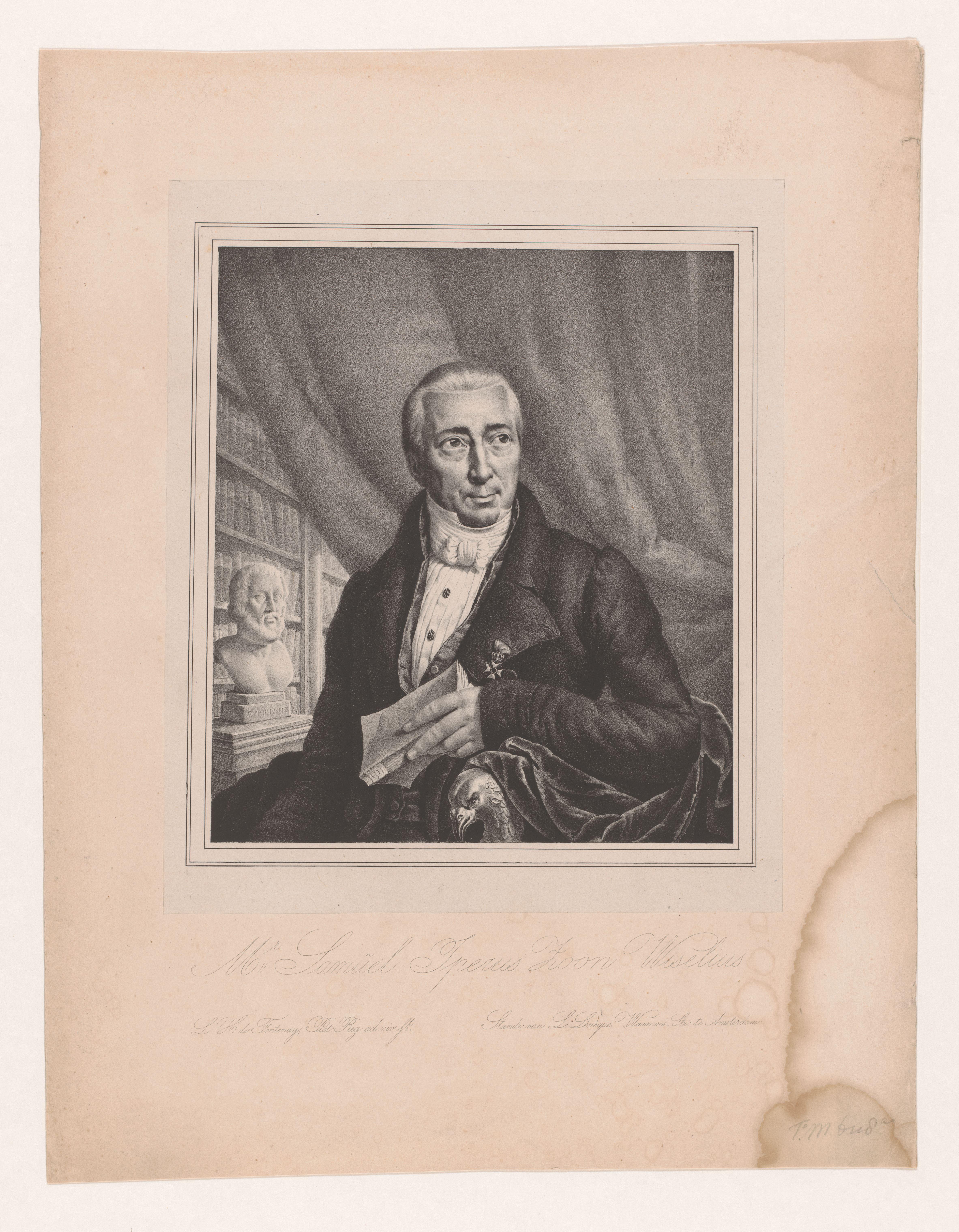 Portret van Samurel Iperusz. Wiselius