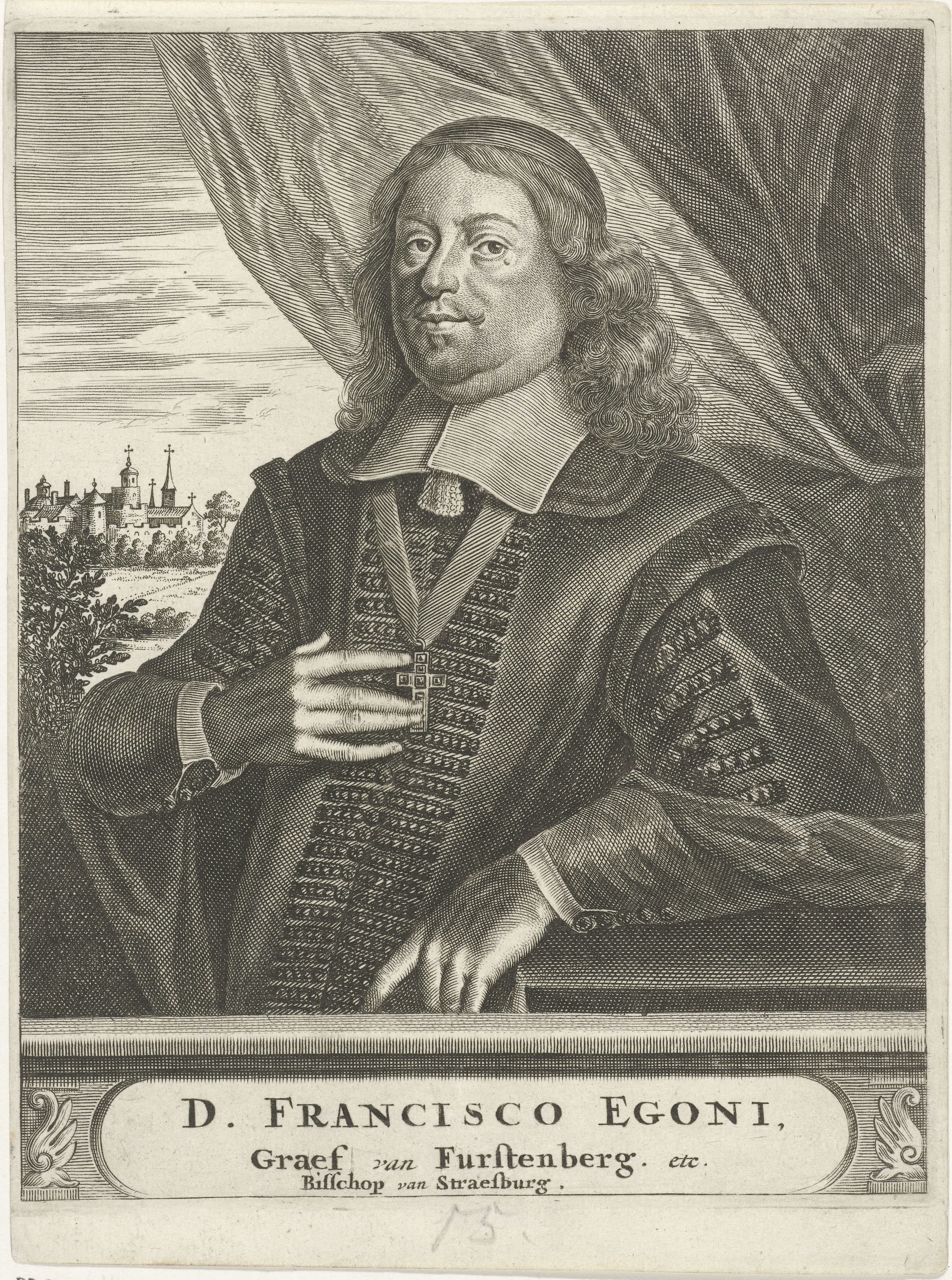 Portret van Frans Egon, graaf van Fürstenberg