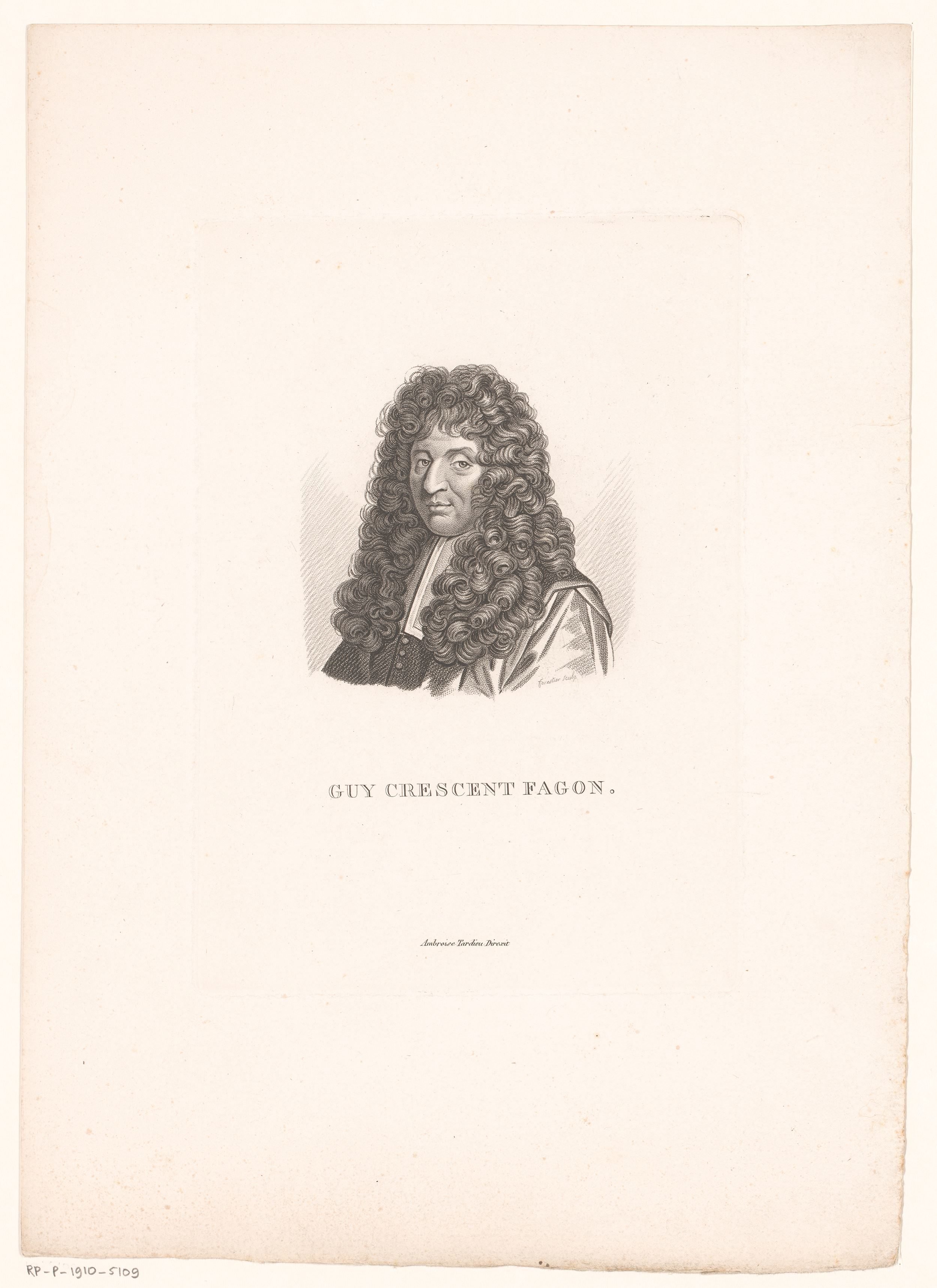 Portret van Guy-Crescent Fagon