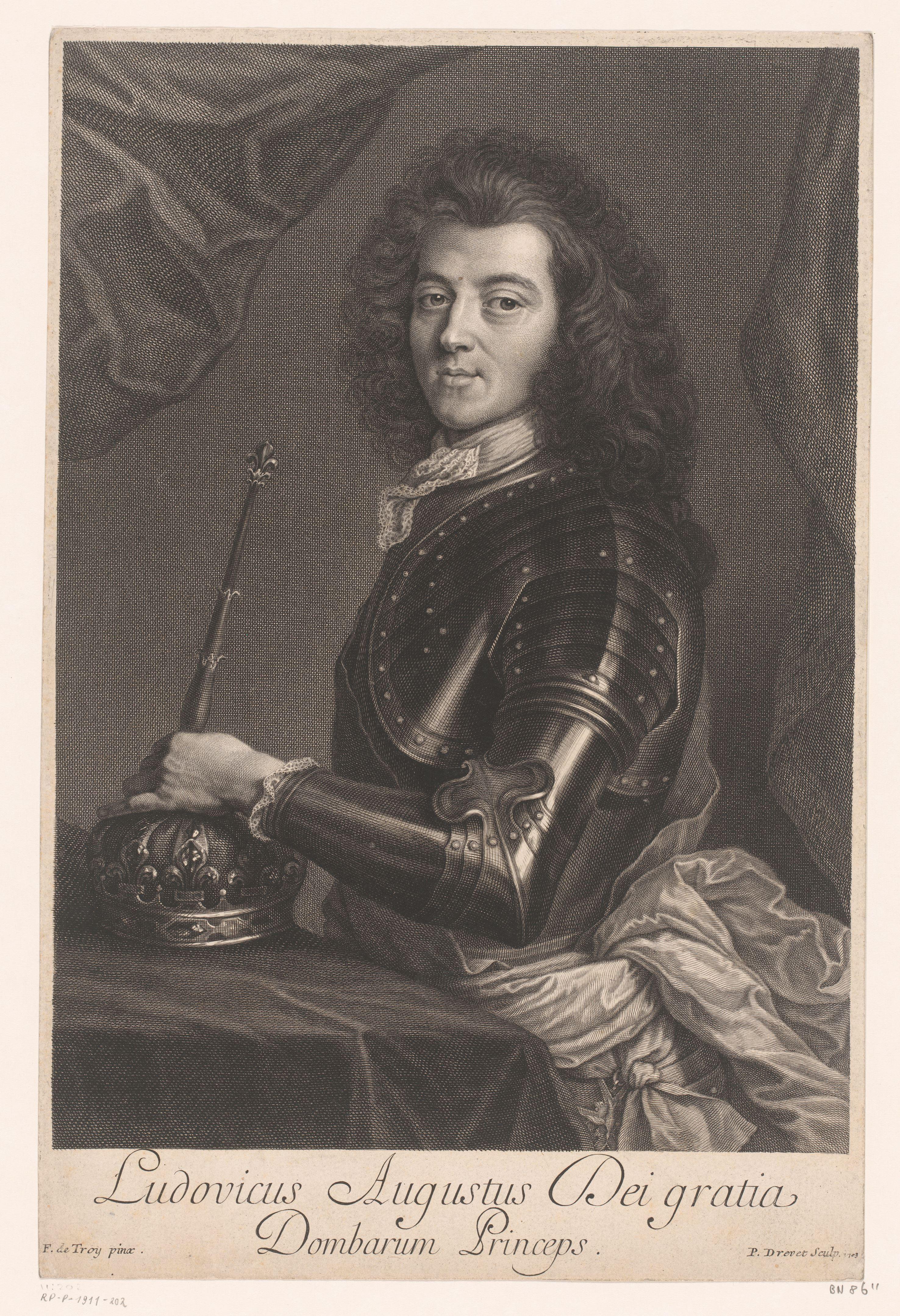 Portret van Lodewijk August van Bourbon