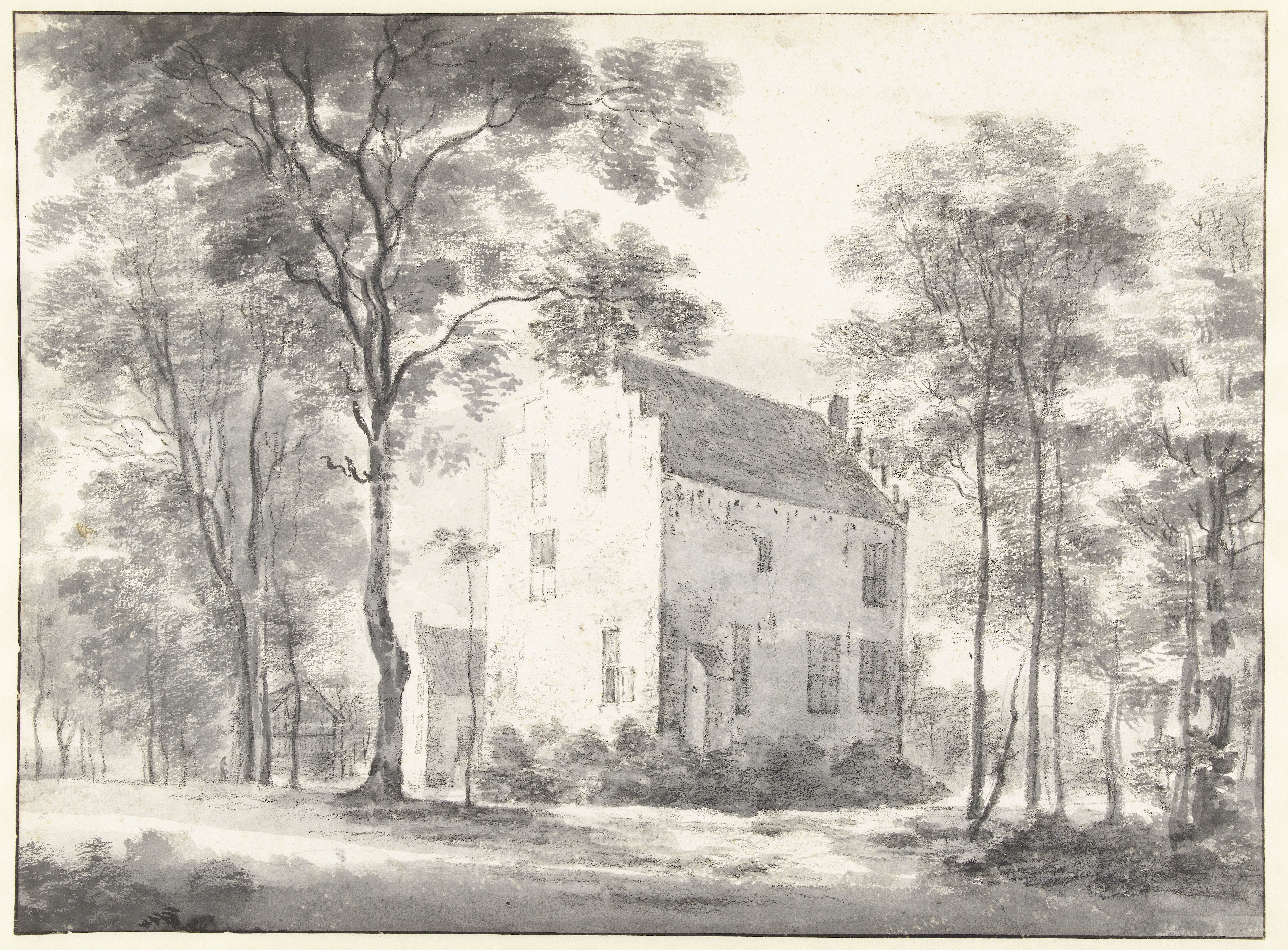 View of Kasteel Waijestein, Seen from the East