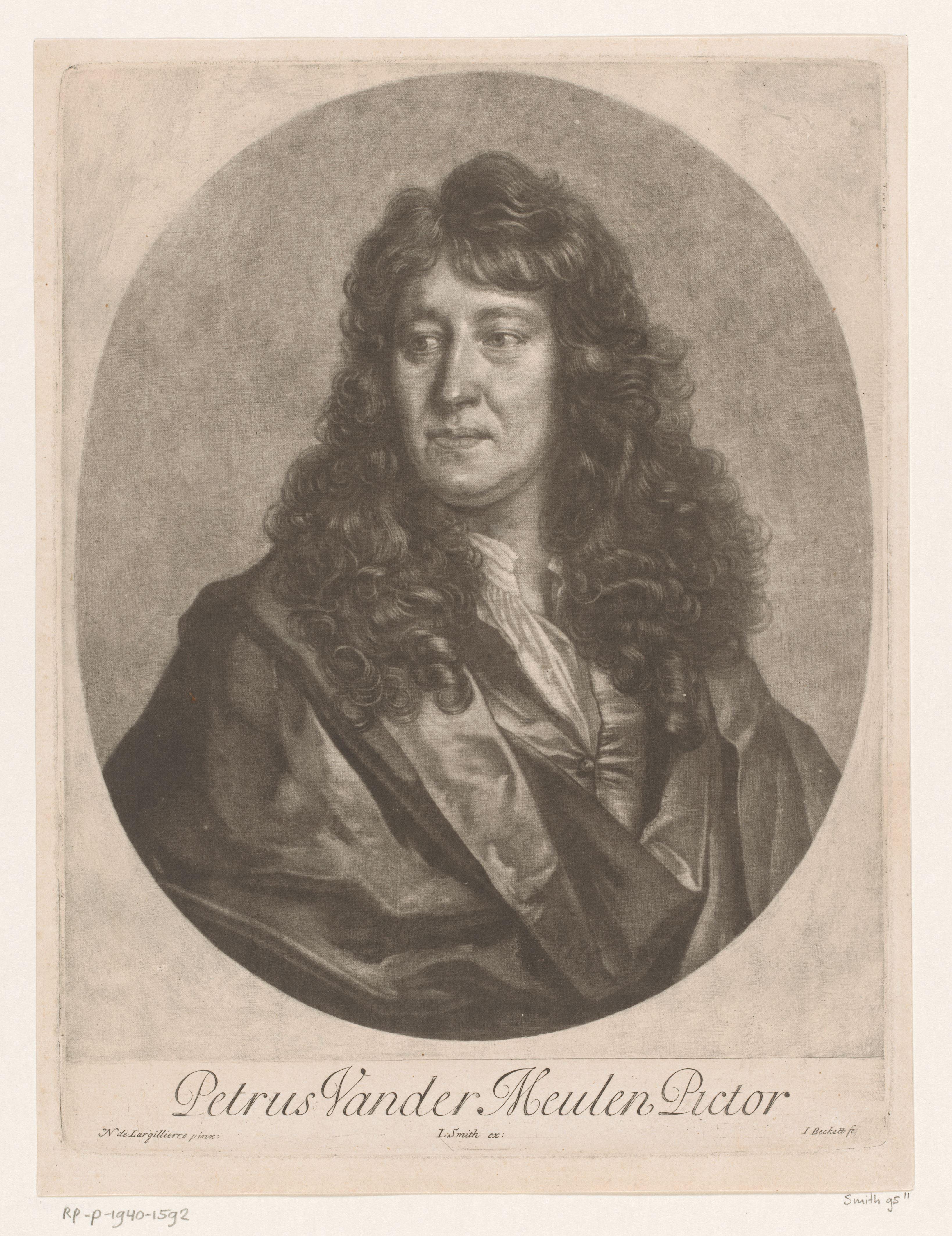 Portret van Pieter van der Meulen