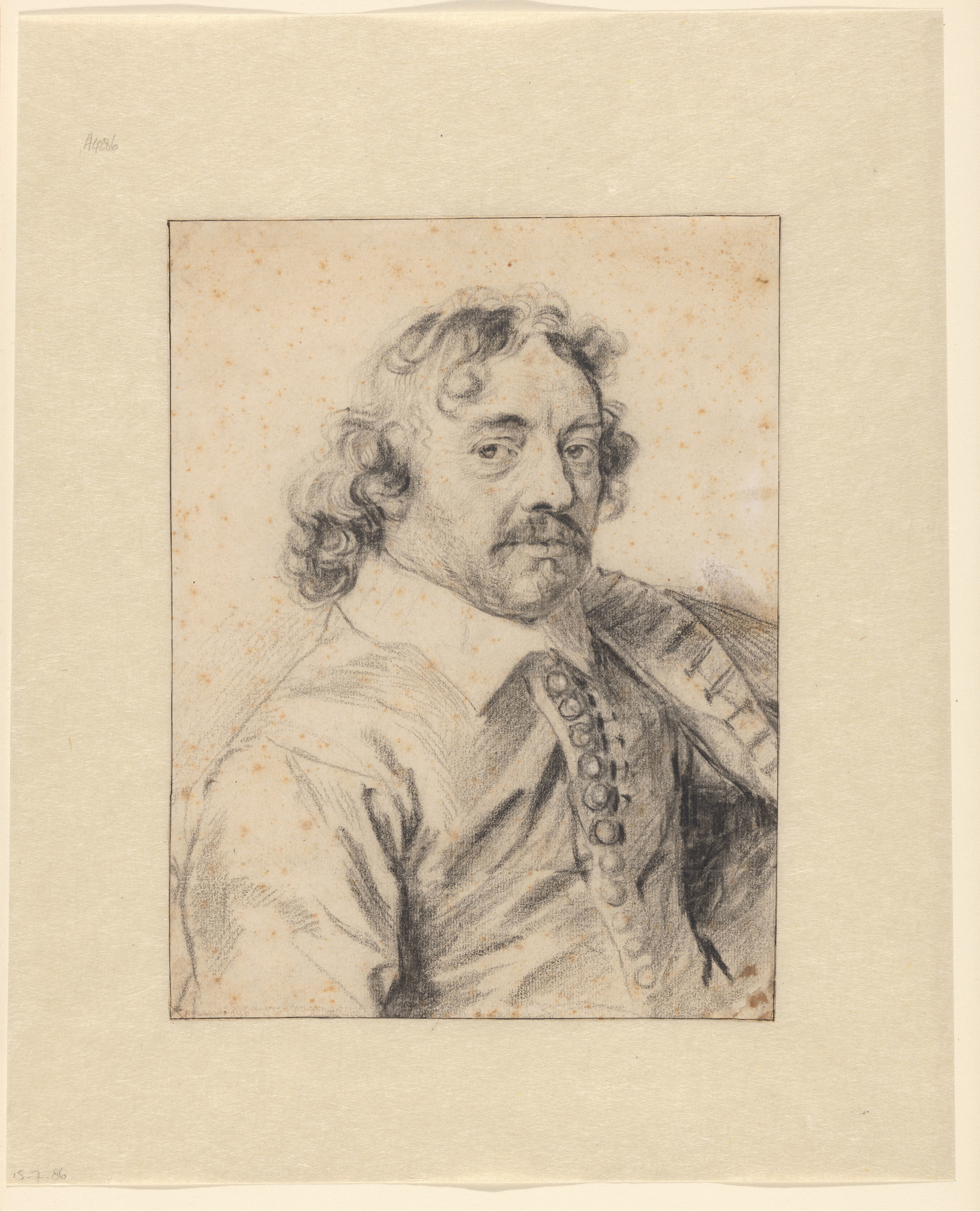 Portret van een onbekende man