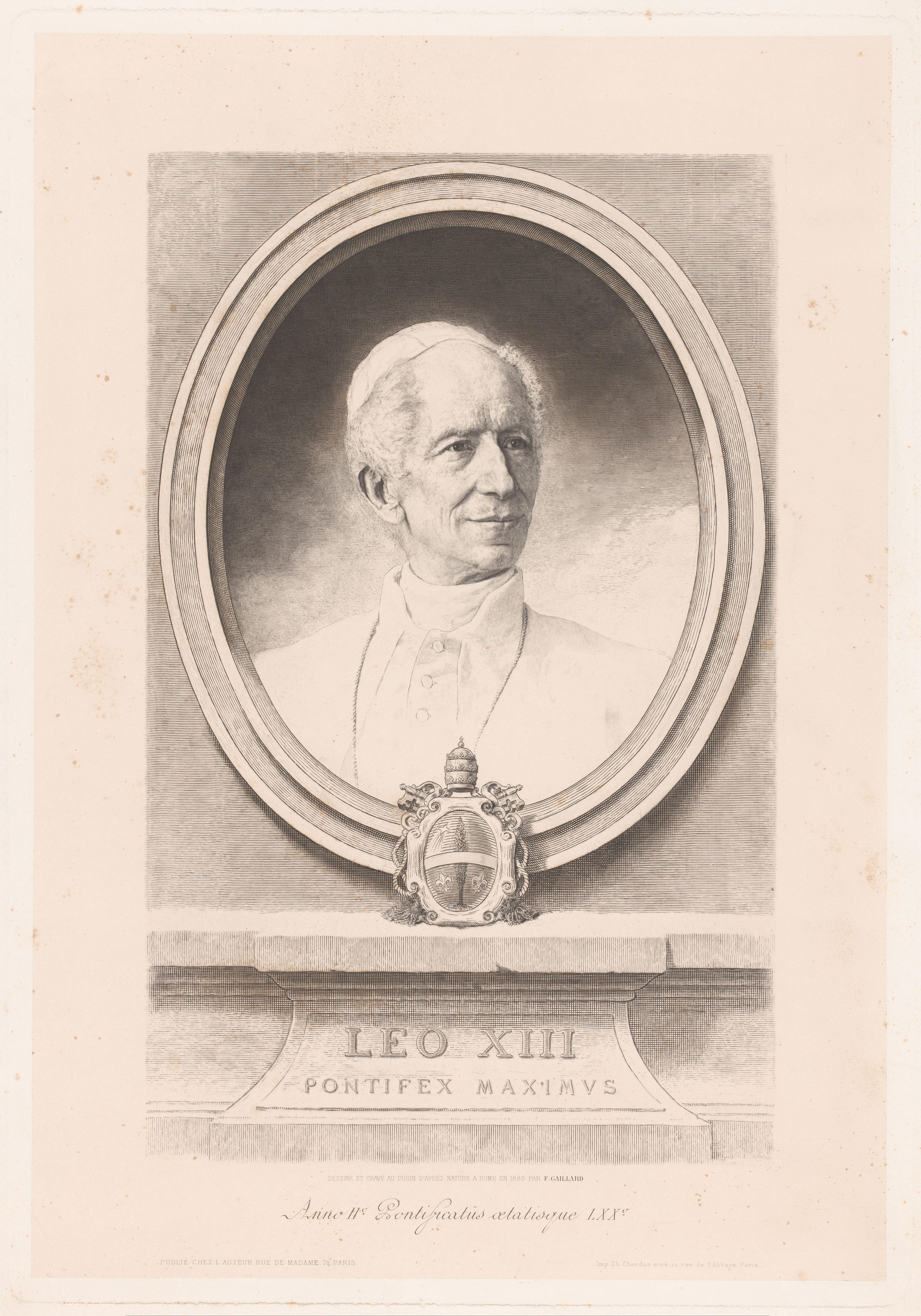 Portret van Leo XIII