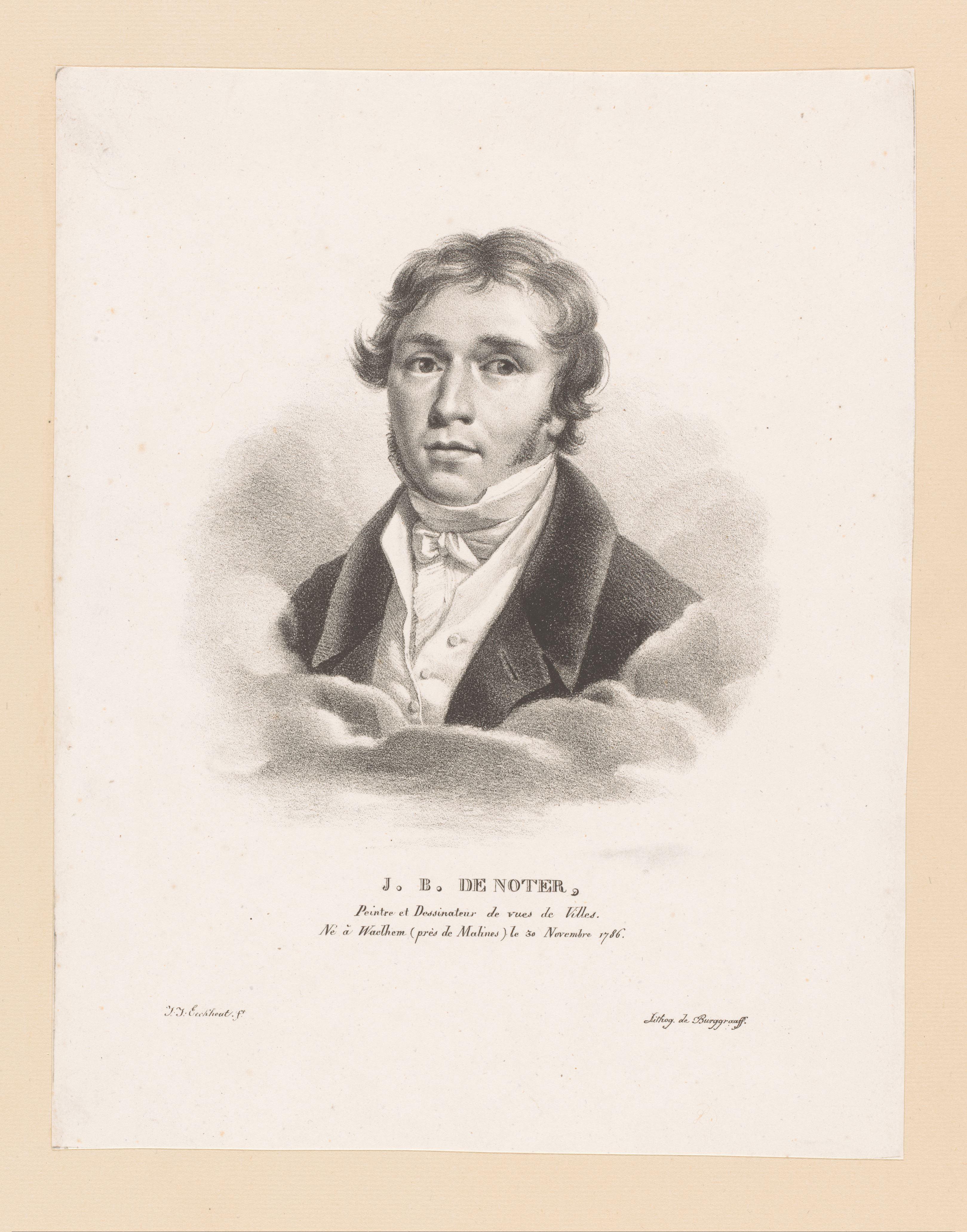 Portret van Jean-Baptist André De Noter
