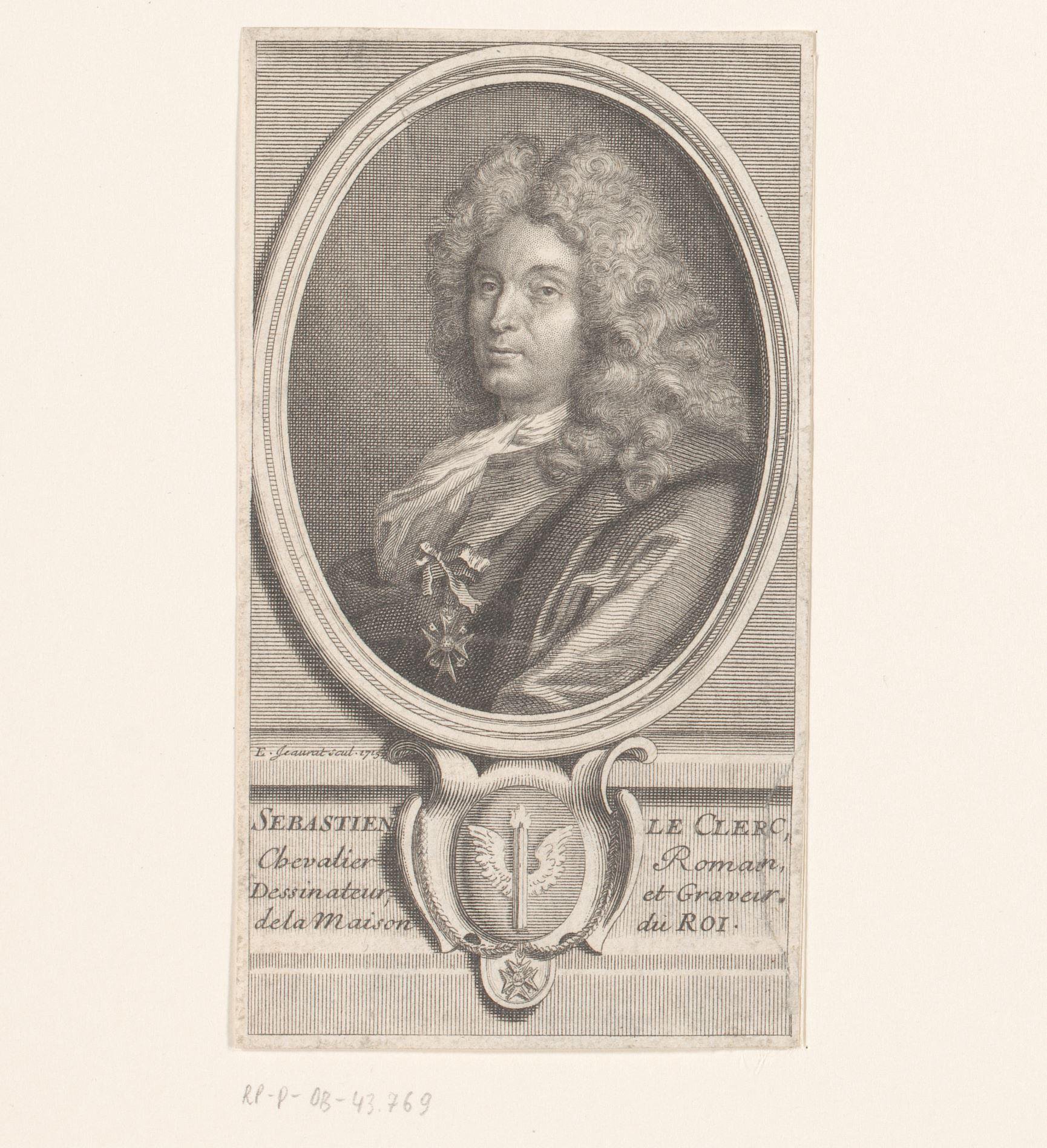 Portret van Sébastien le Clerc