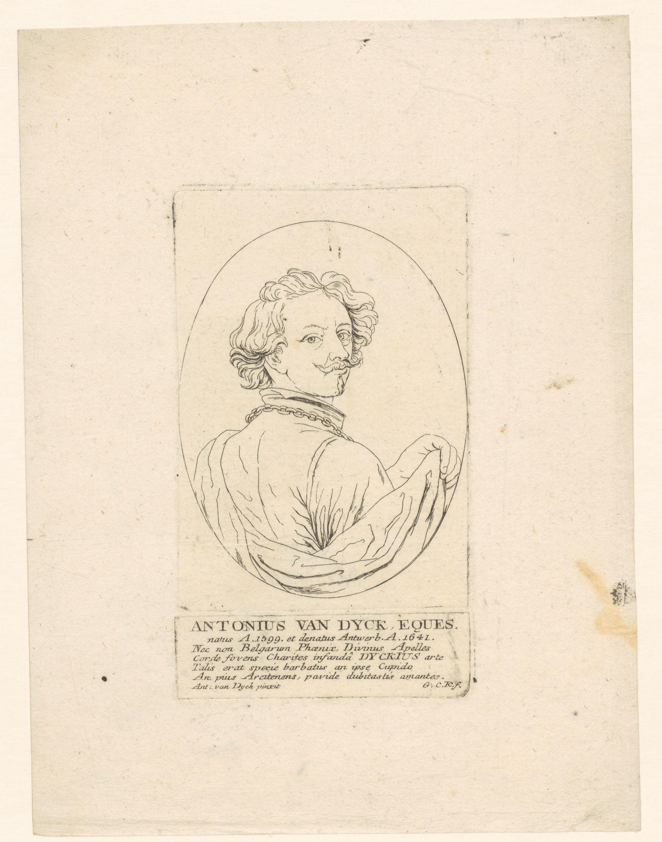 Portret van Anthony van Dyck