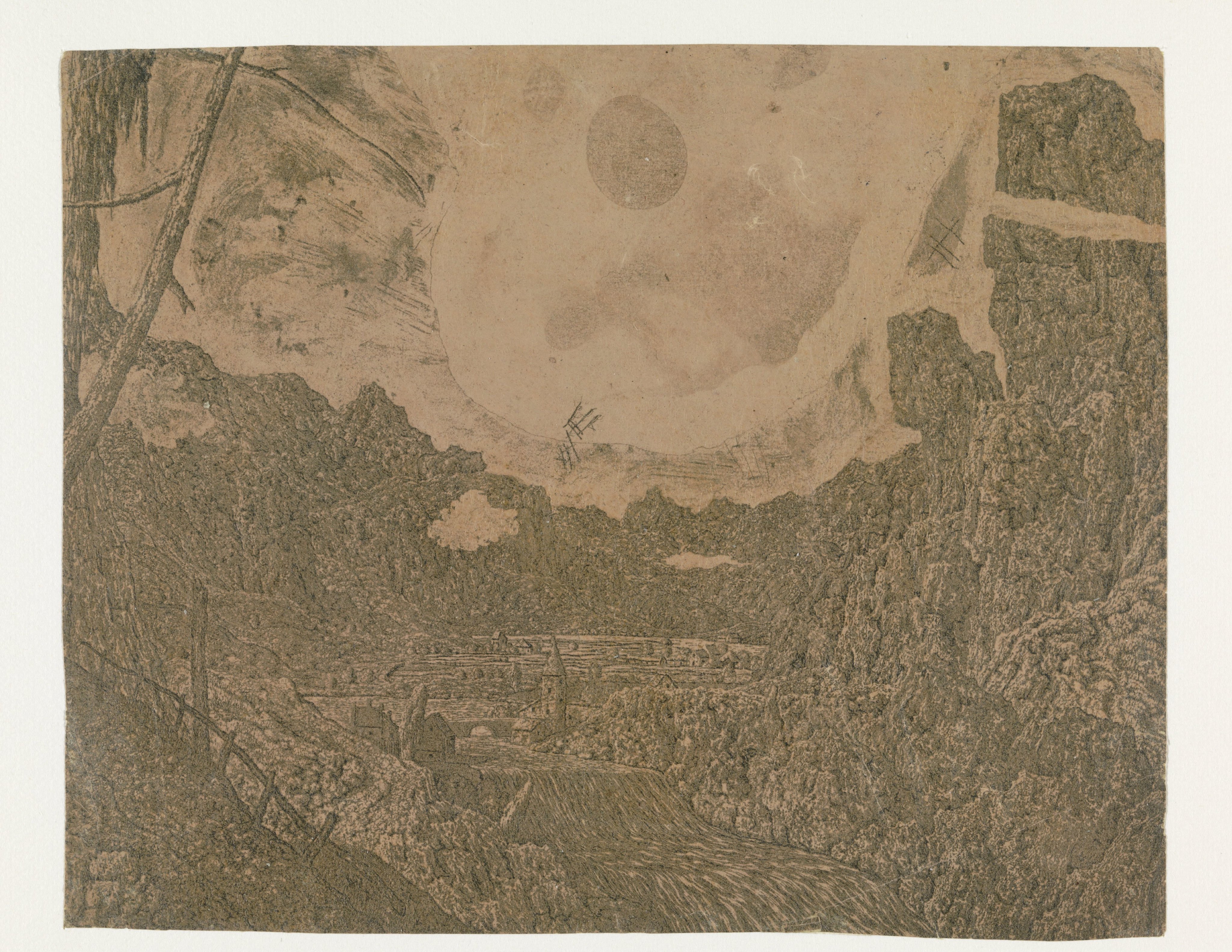 Landscape with a Waterfall, Second Version