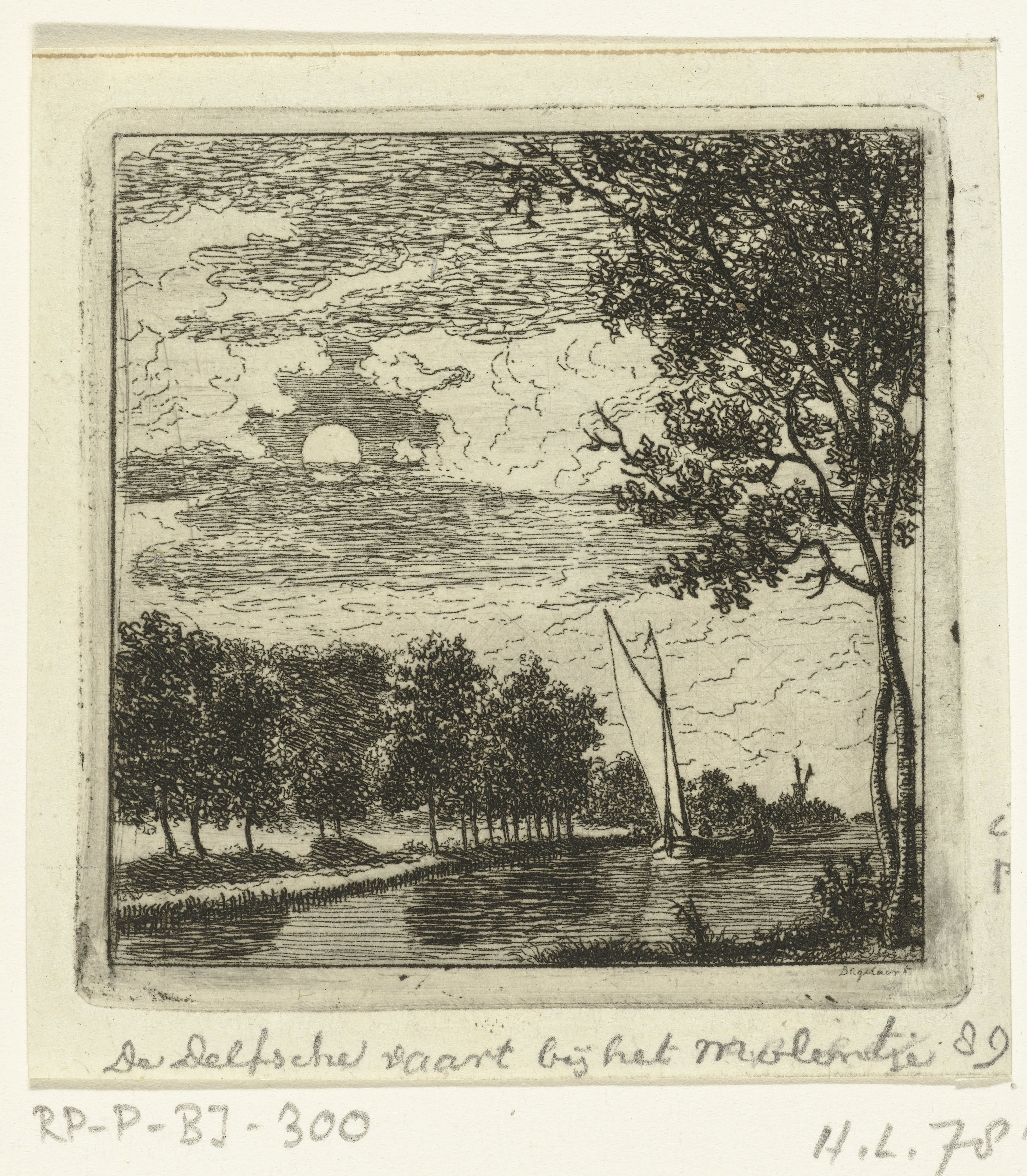 De Delftsevaart bij het molentje