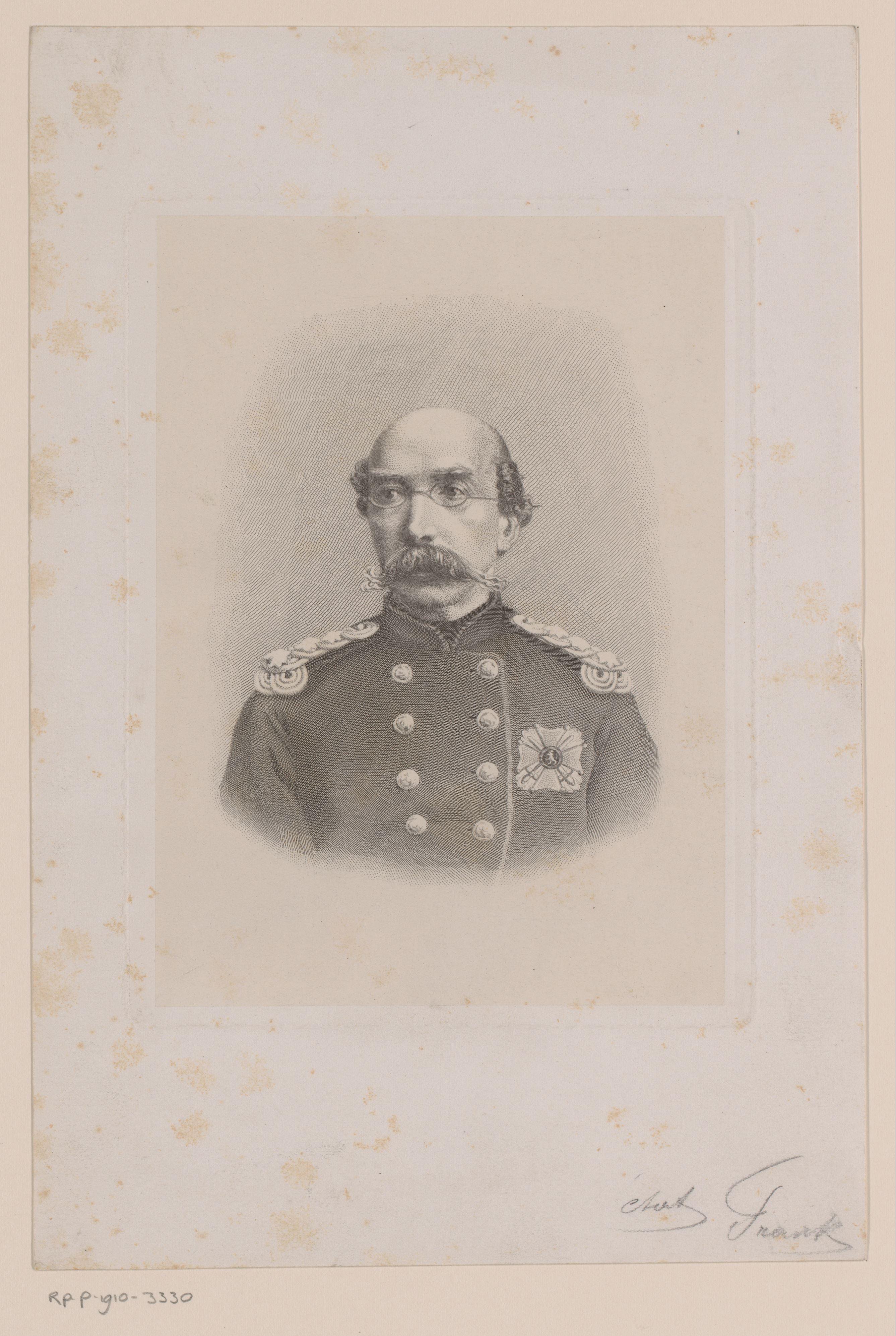 Portret van een onbekende man