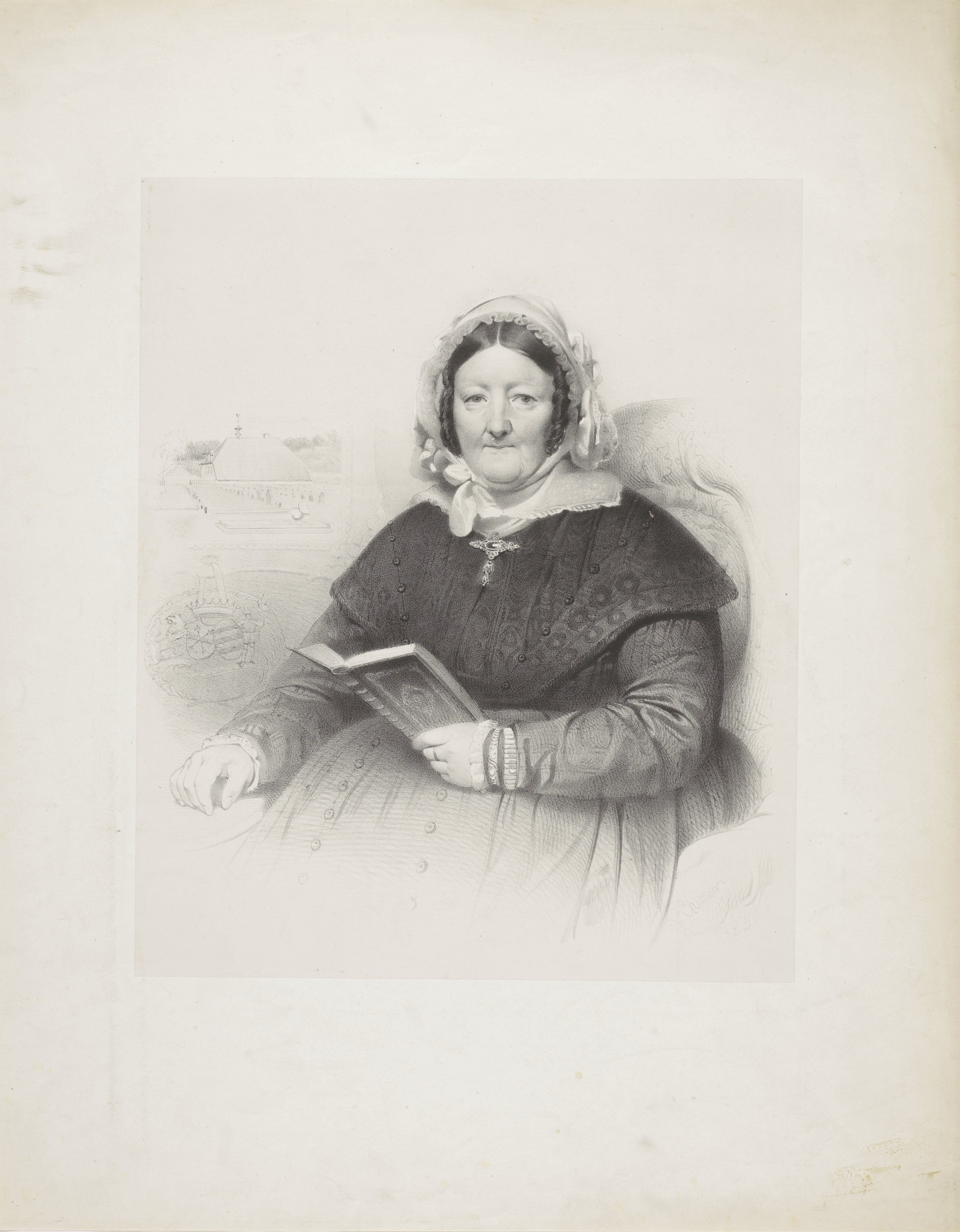 Portret van een onbekende oude vrouw