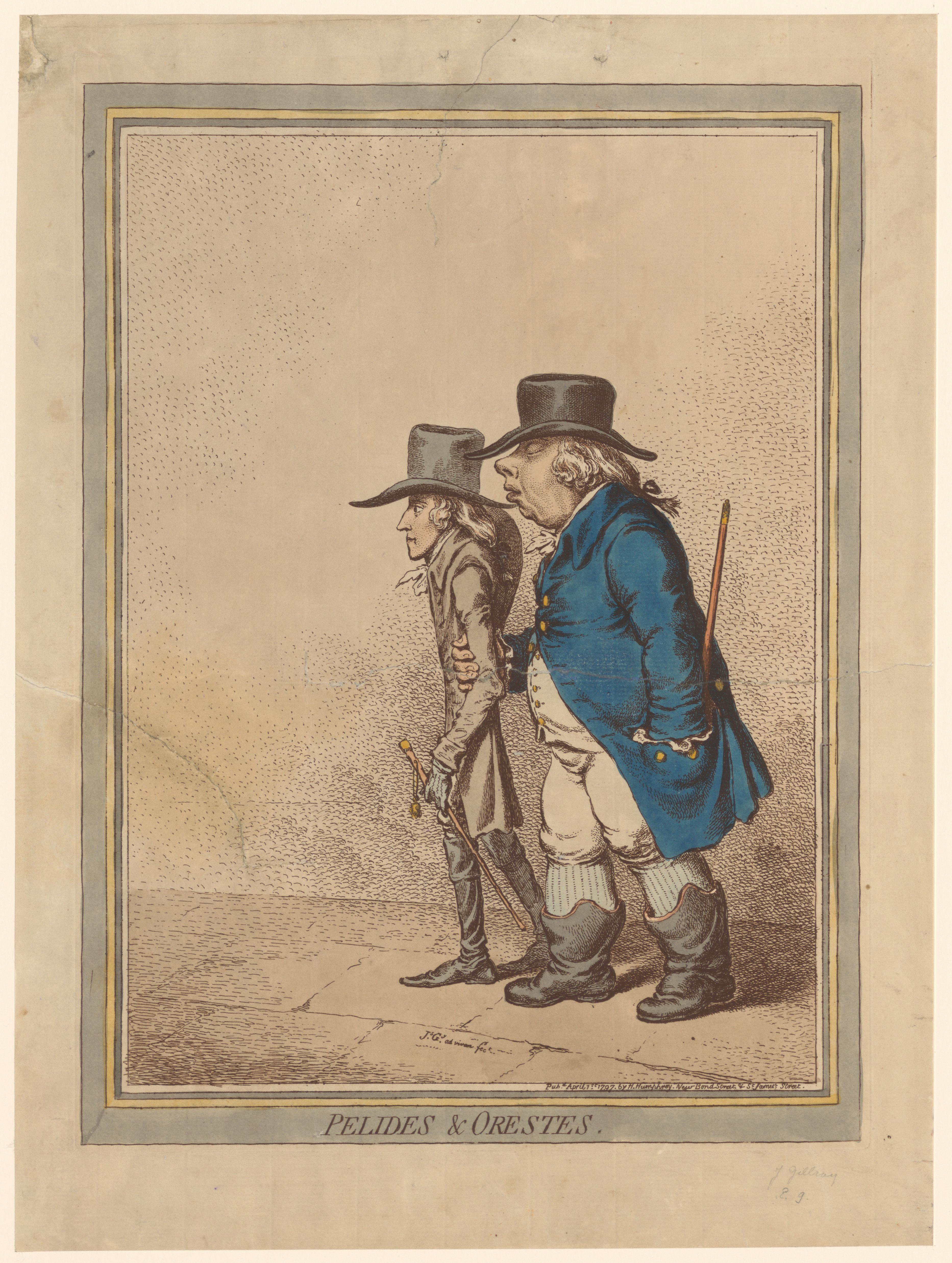 Karikatuur van Willem V, 1797