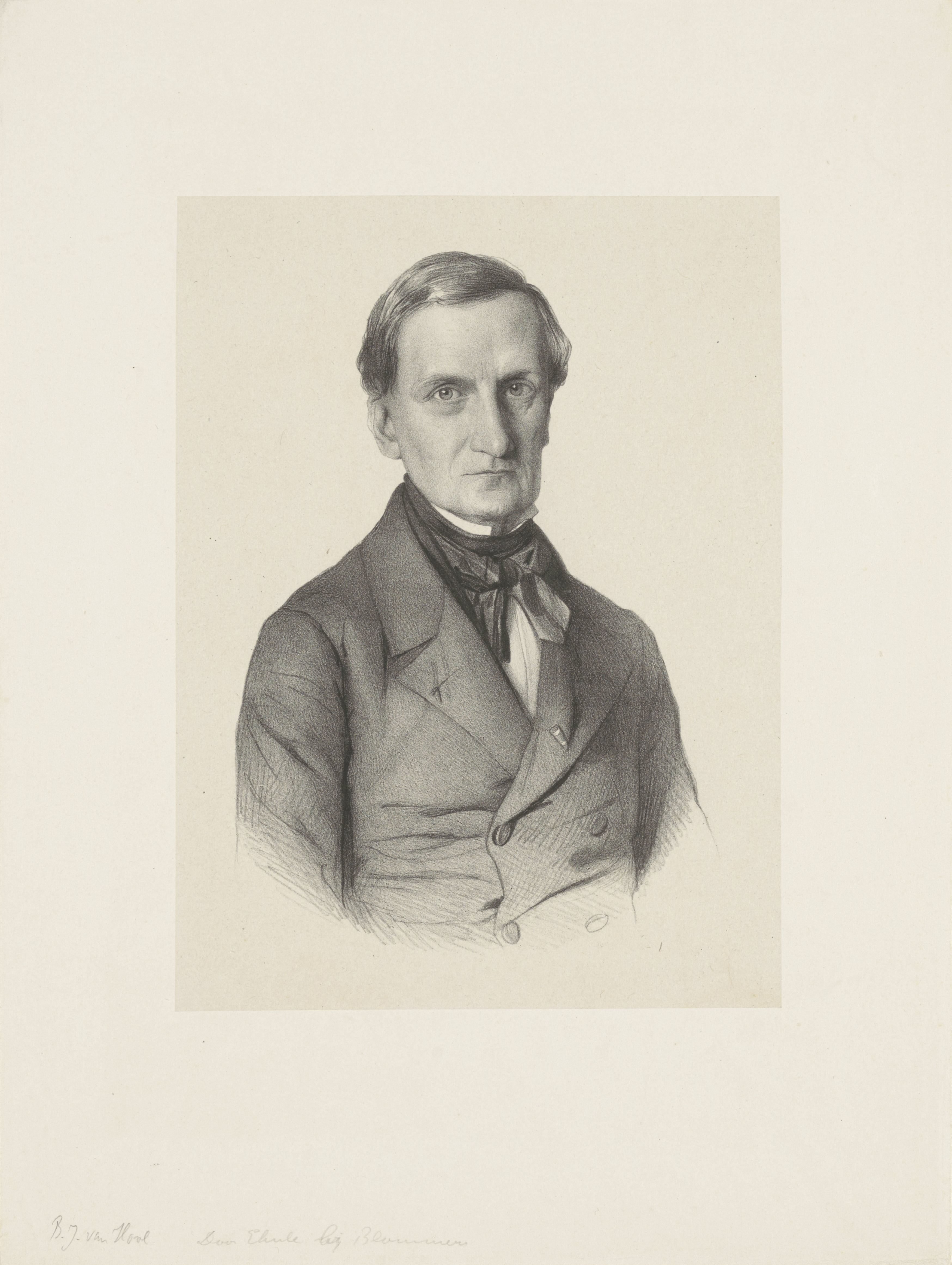 Portret van Bartholomeus Johannes van Hove