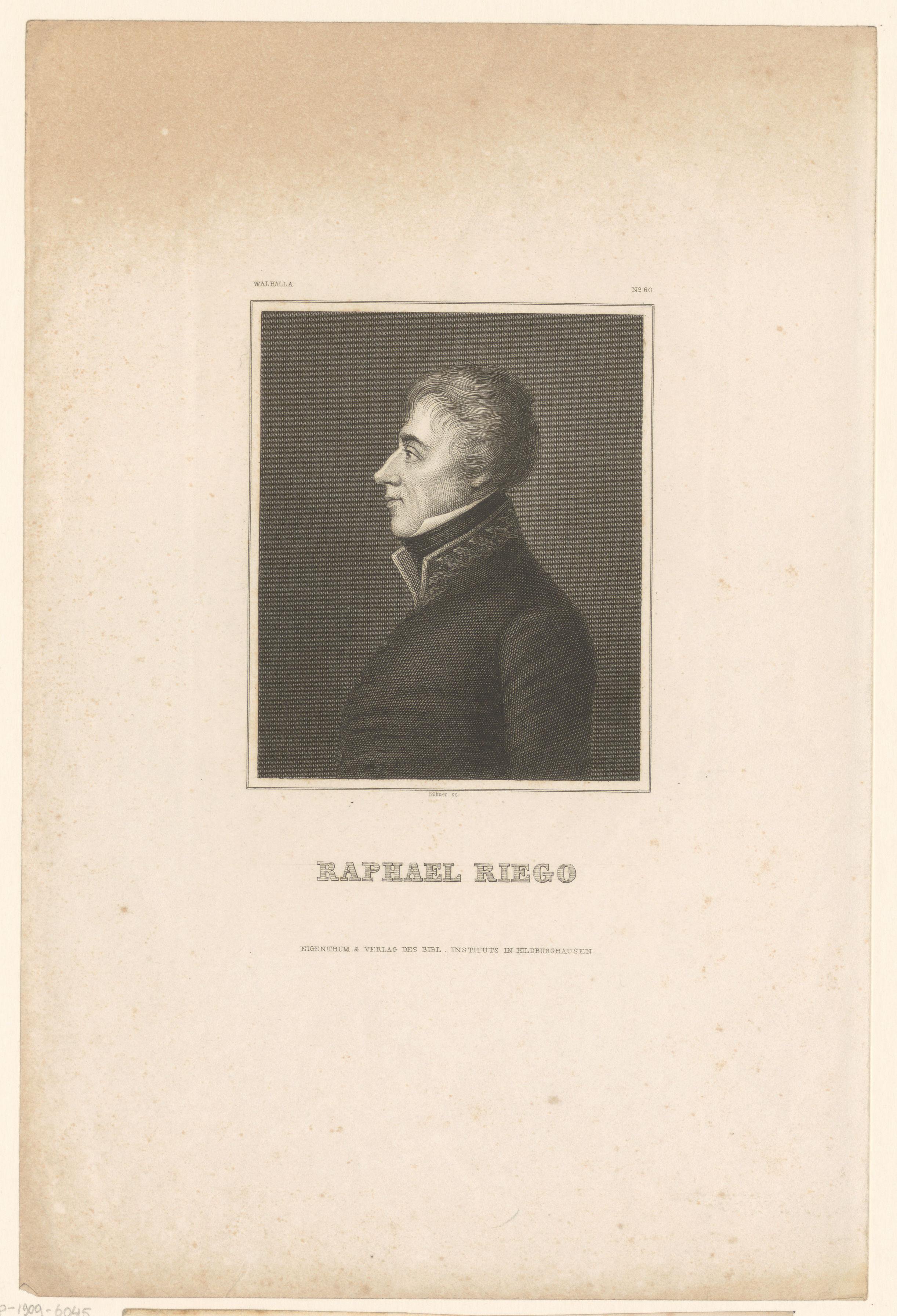 Portret van Rafael del Riego