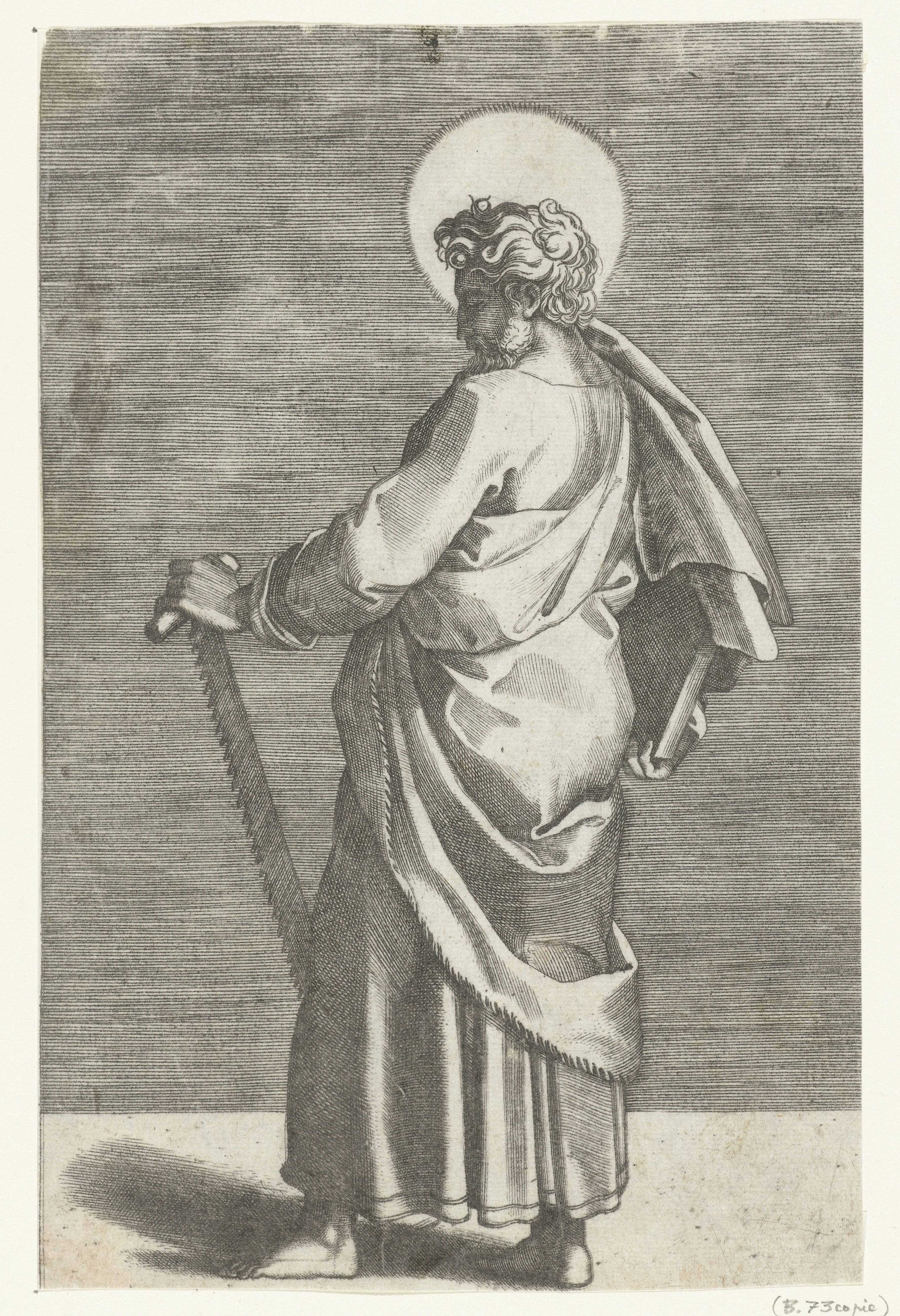Apostel Simon Zelotes met zaag