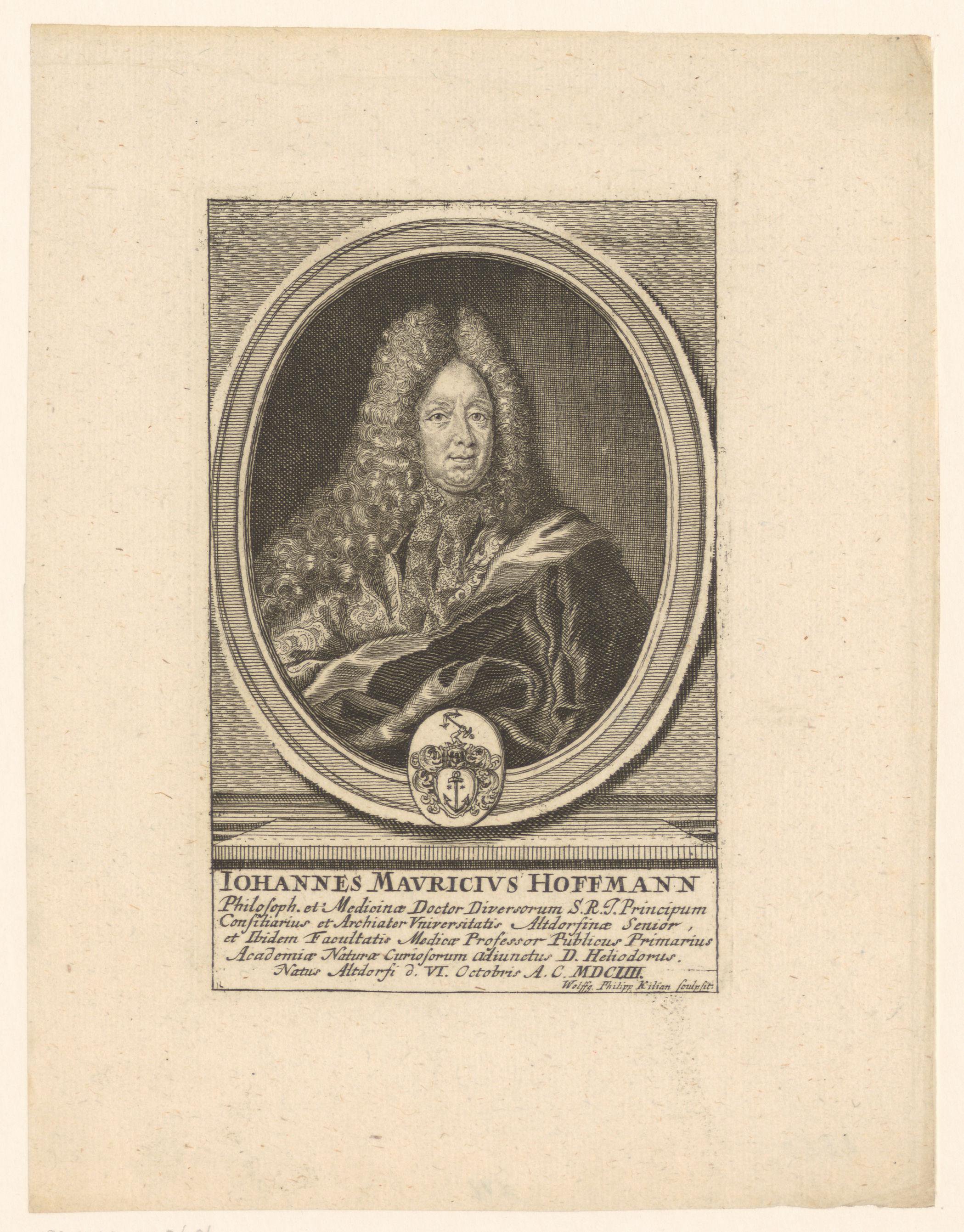 Portret van Georg Reichard Hammer