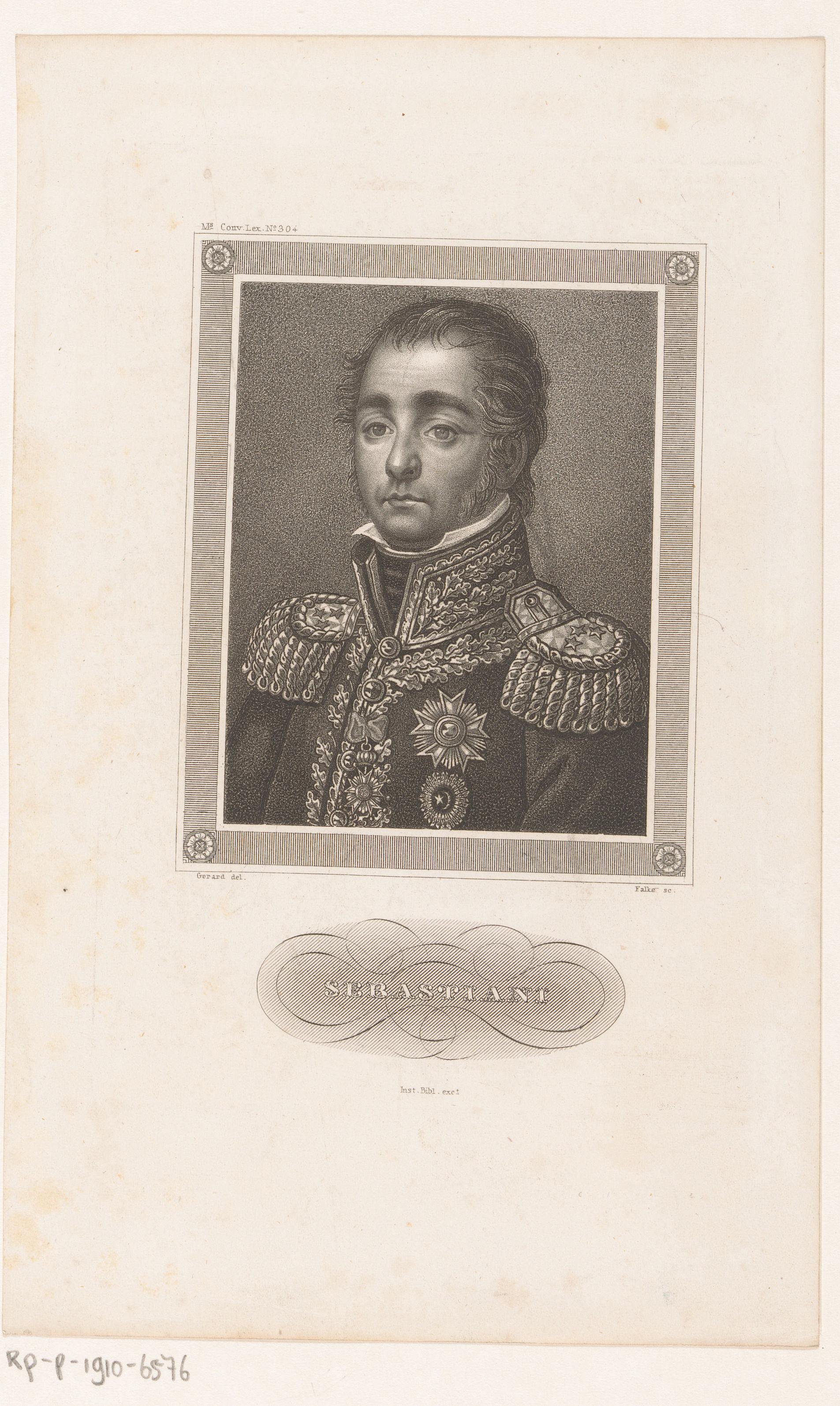Portret van Horace Sebastiani
