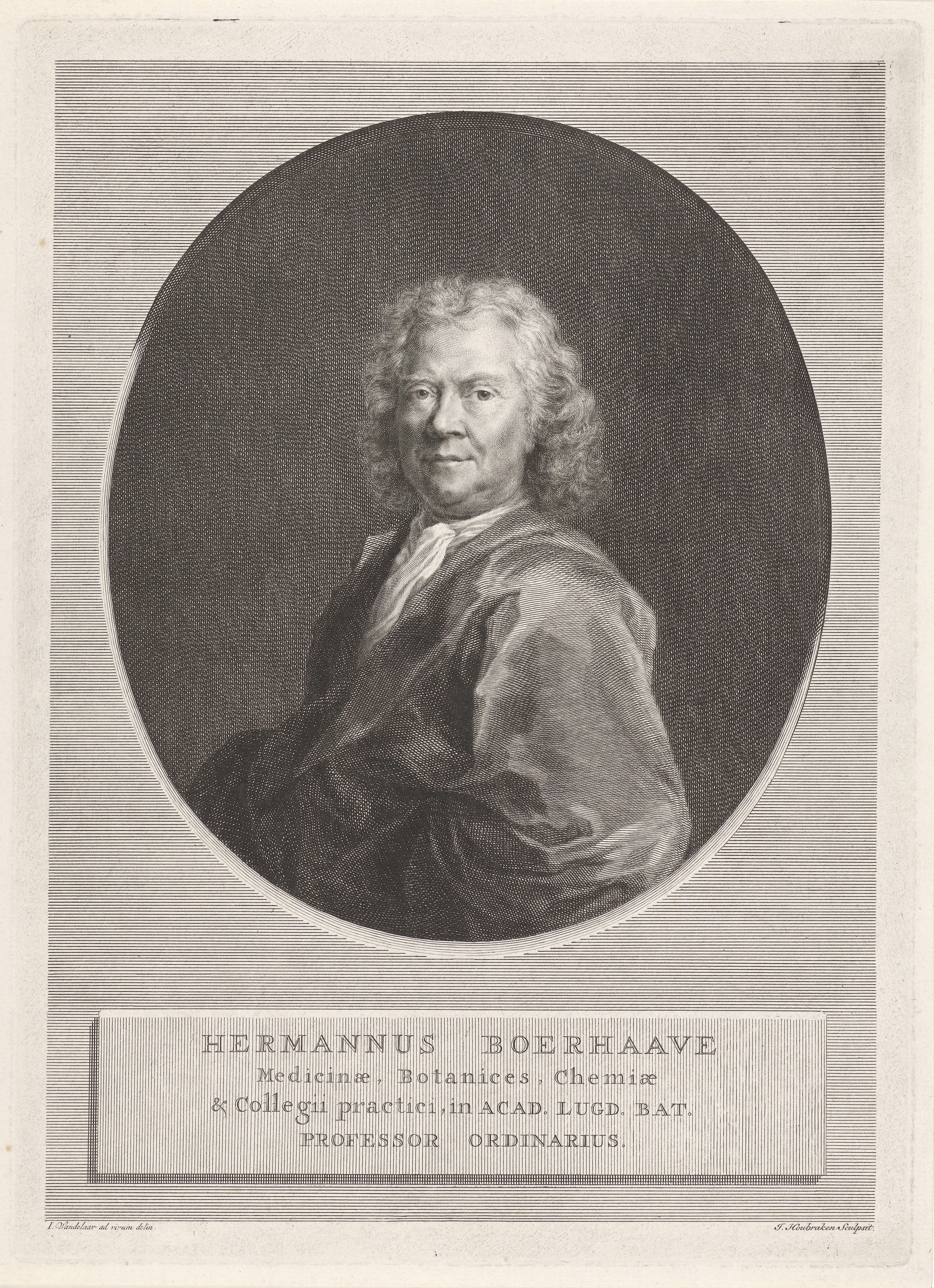 Portret van Hermanus Boerhaave