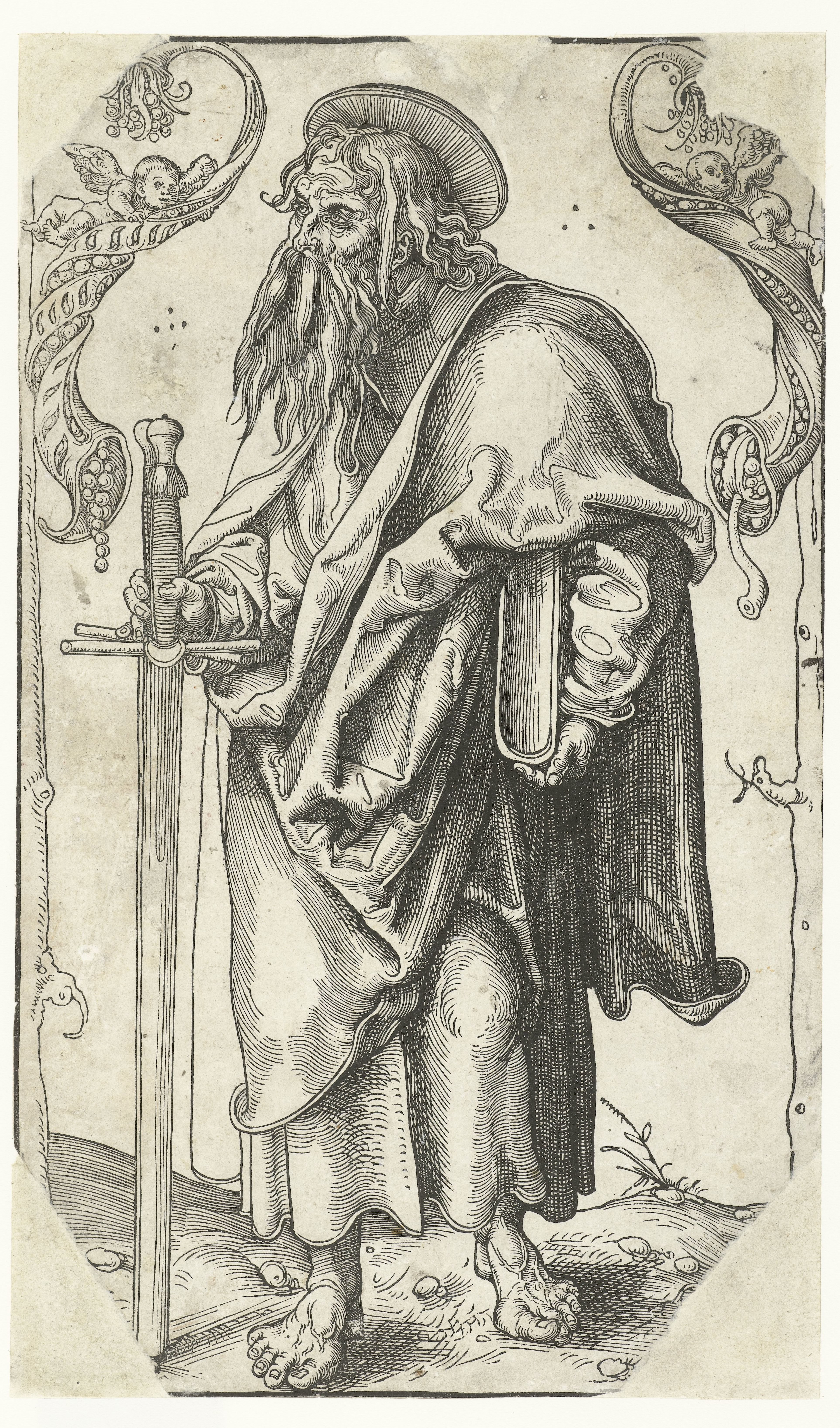 Paulus met zwaard en boek